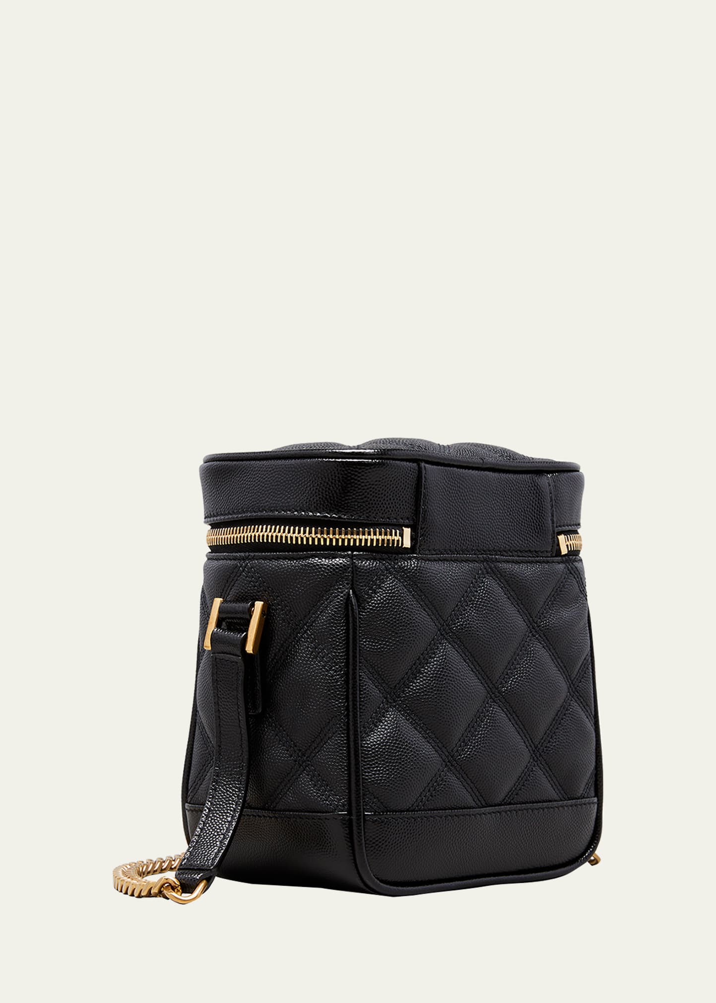 ☆人気☆【SAINT LAURENT】☆80's ヴァニティ キルティン.グ☆ Saint Laurent 80S Vanity YSL Crossbody Bag in Quilted
