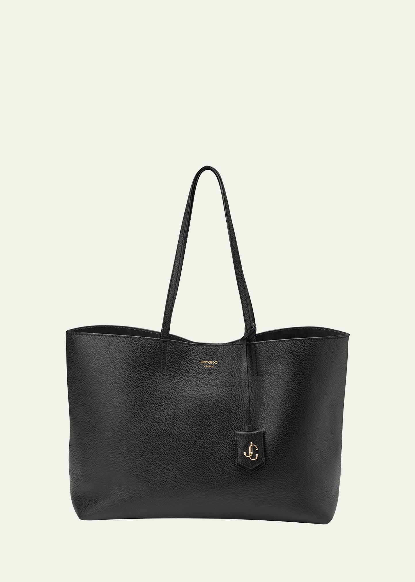 Jimmy Choo Nine2Five East-West Grained Leather Tote Bag - Bergdorf