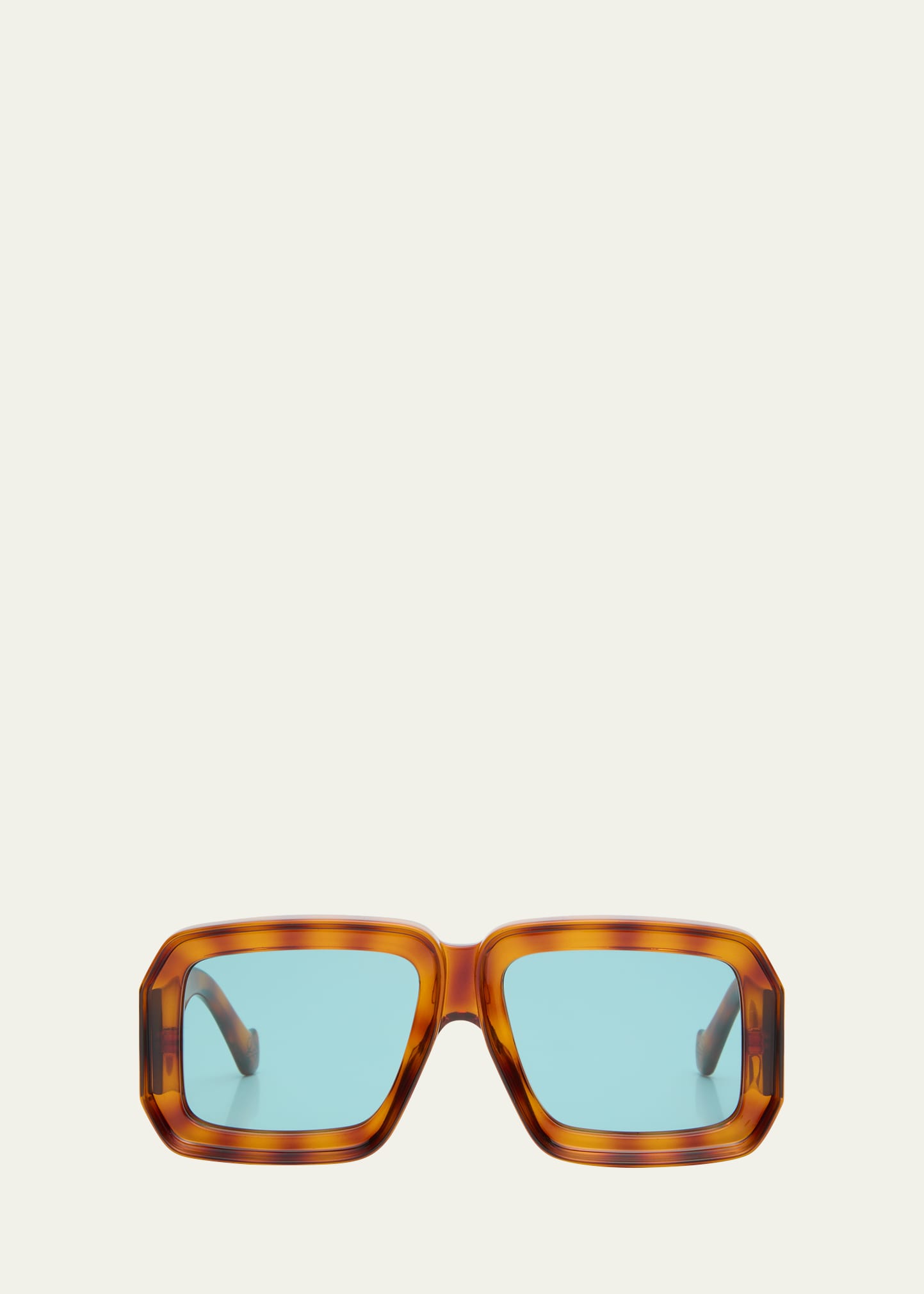 Saint Laurent Oversized Square Monochromatic Sunglasses - Bergdorf Goodman