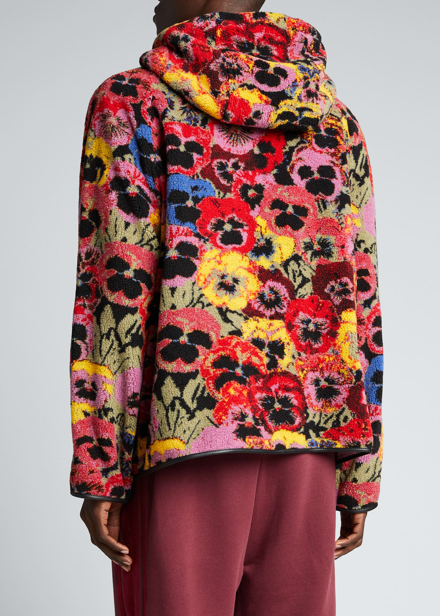 Loewe Men's Fleece Pansies Jacket - Bergdorf Goodman