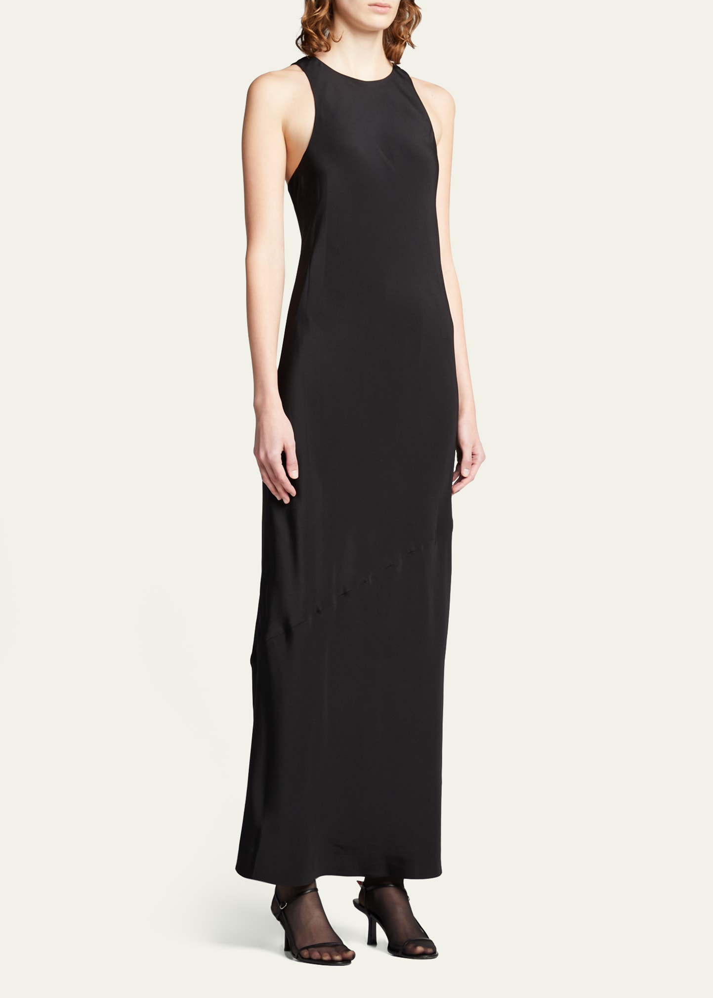 tibi silk bias dress Heavy Satin Midi Bias Dress