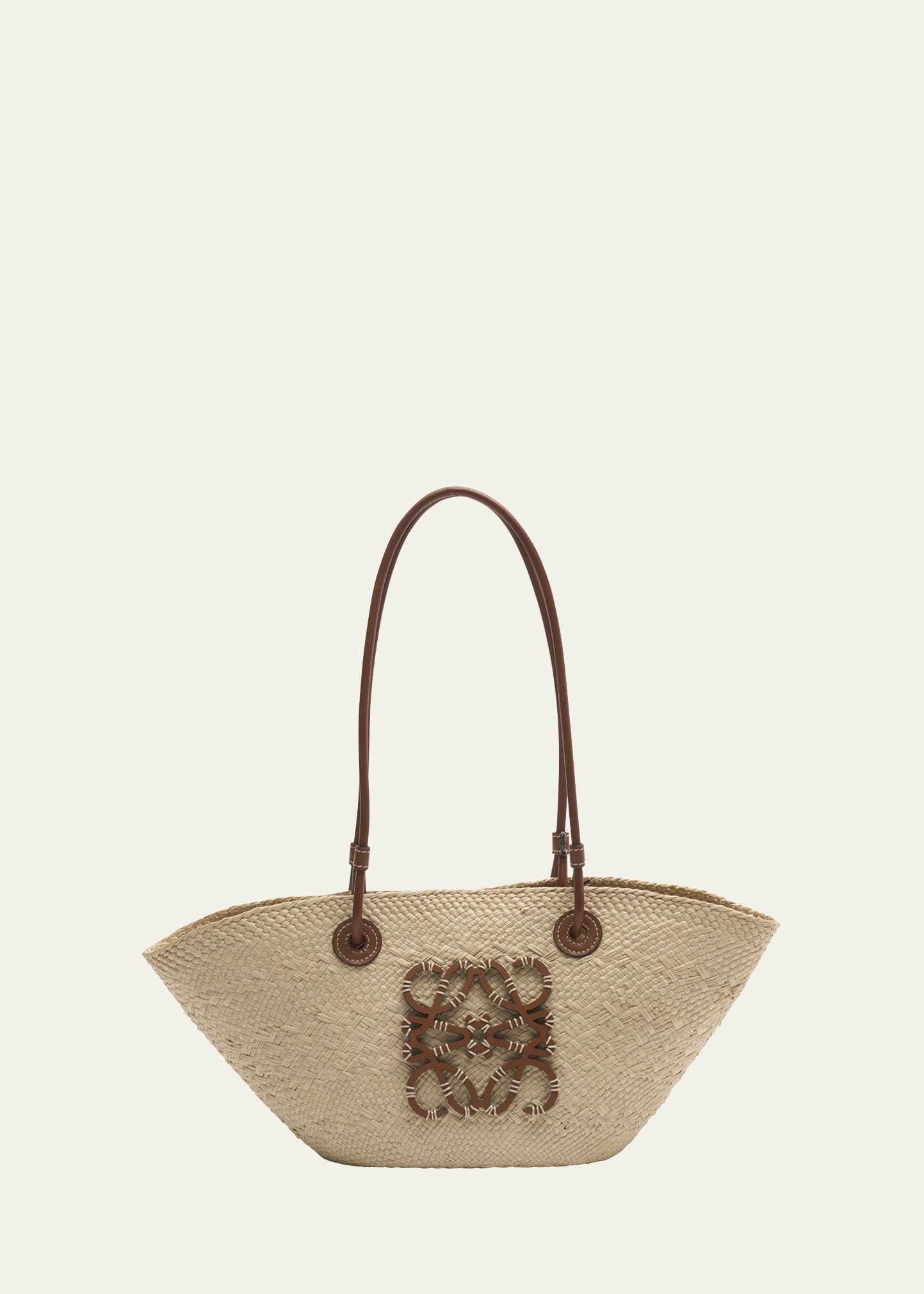 Loewe x Paula's Ibiza Anagram Raffia Pochette Crossbody Bag