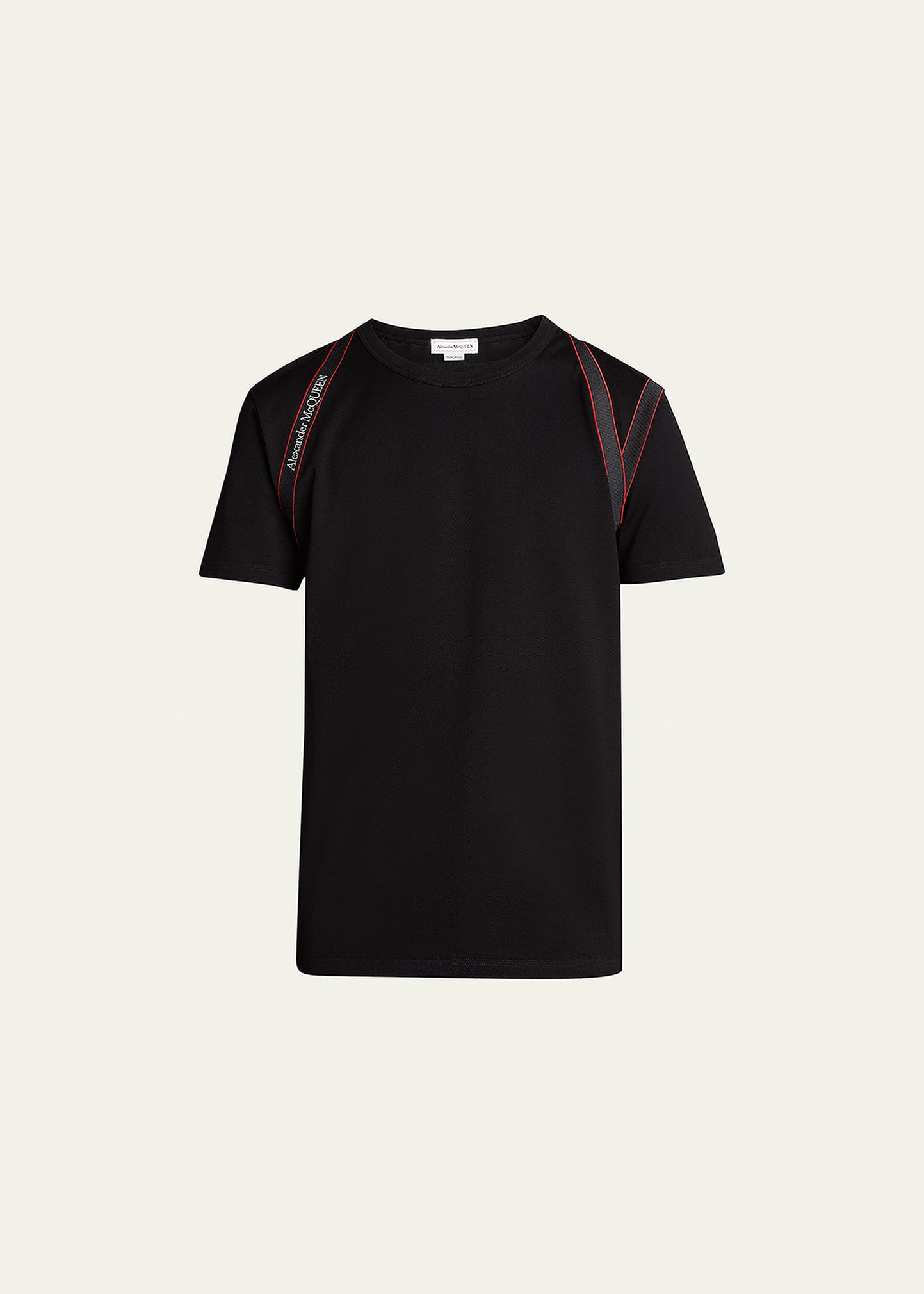 Alexander mcqueen t shirt hot sale black