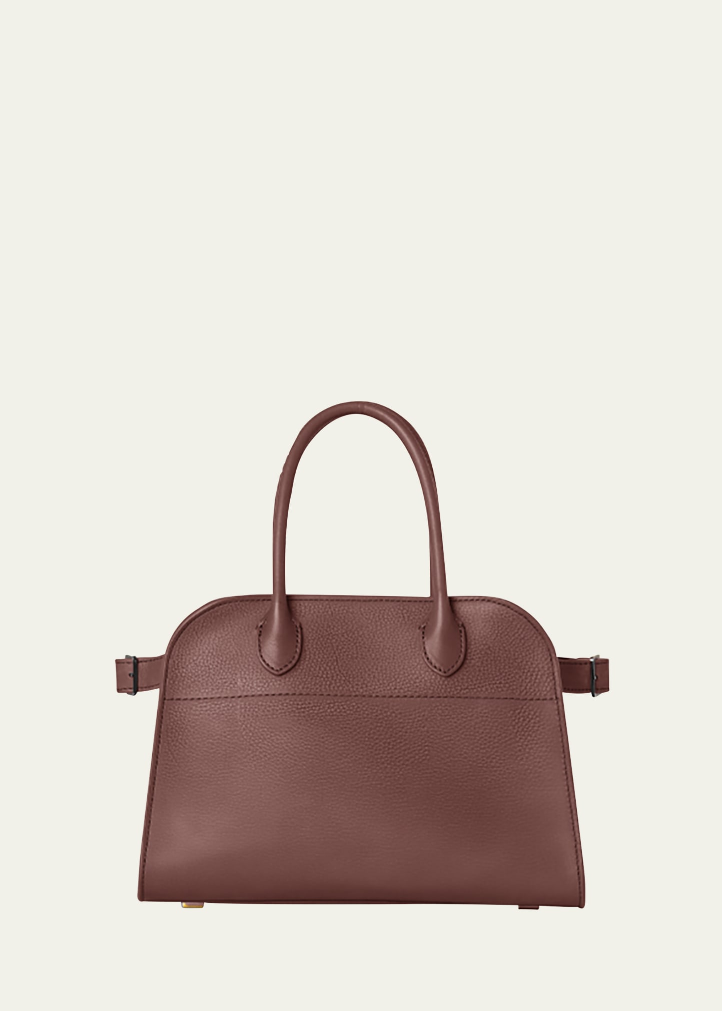 THE ROW Soft Margaux 15 Top Handle Bag in Matte Grained Calfskin