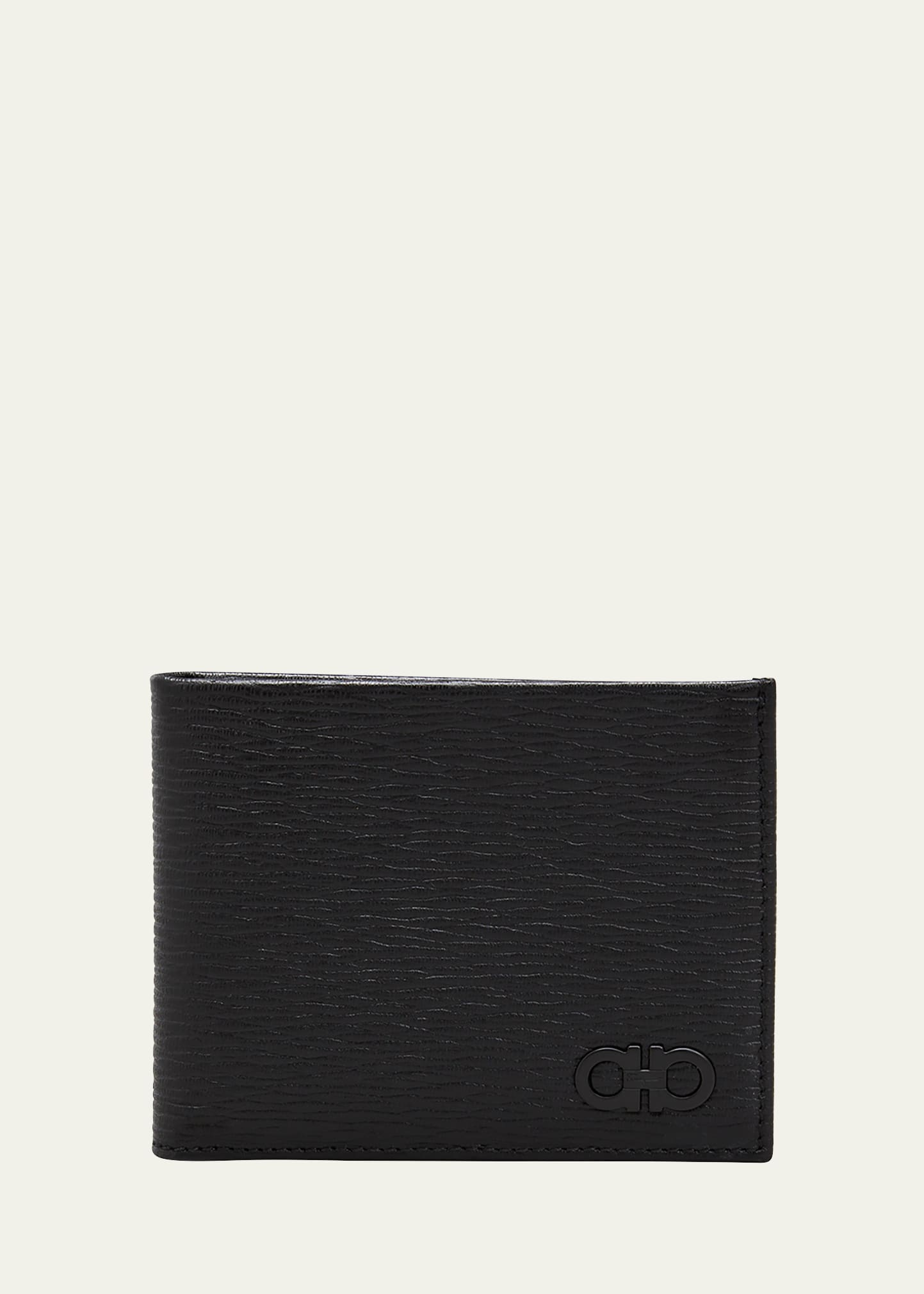 FERRAGAMO Gancini Wallet Marble/black