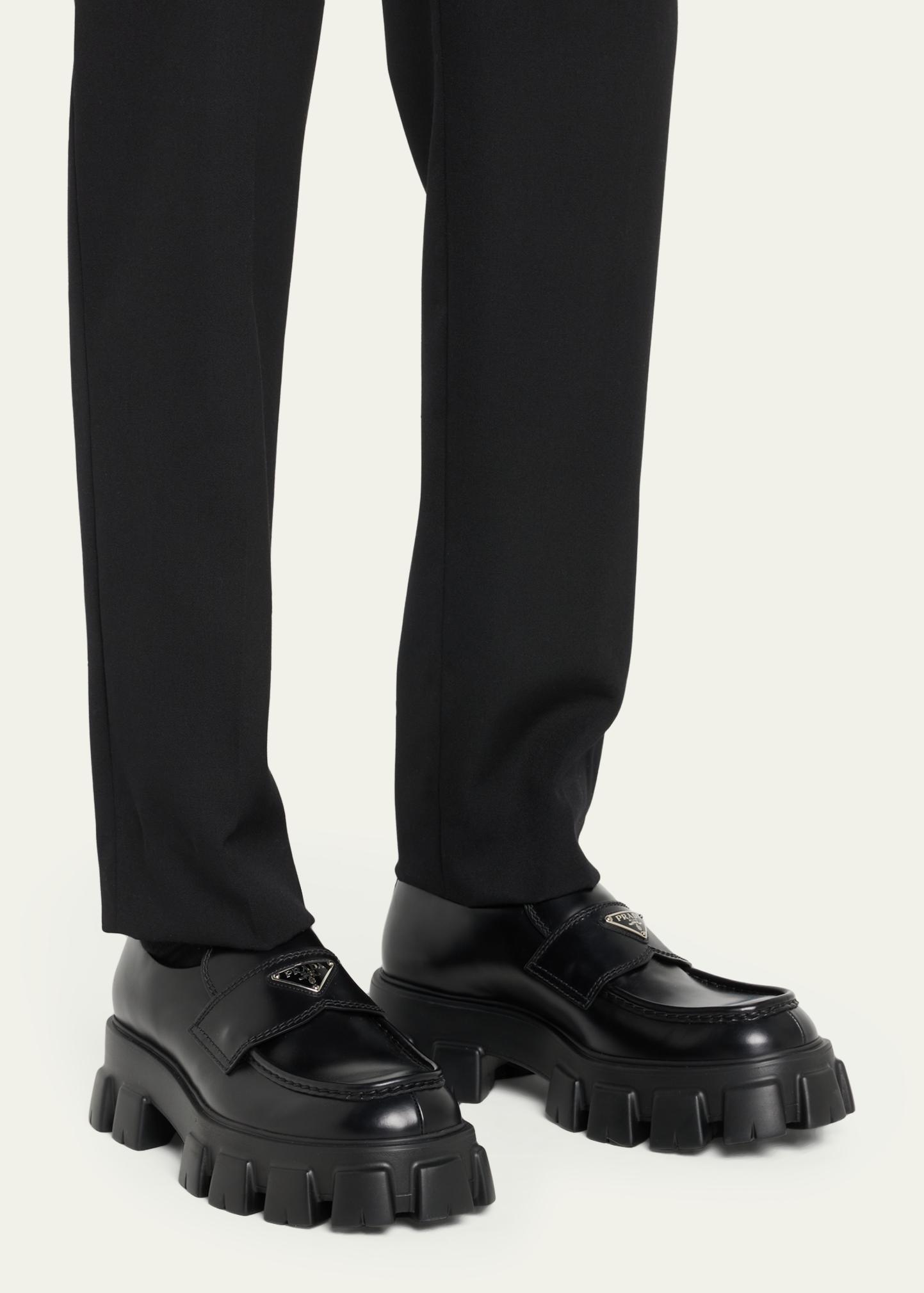 Monolith Lug Sole Loafer Prada Men main image 3