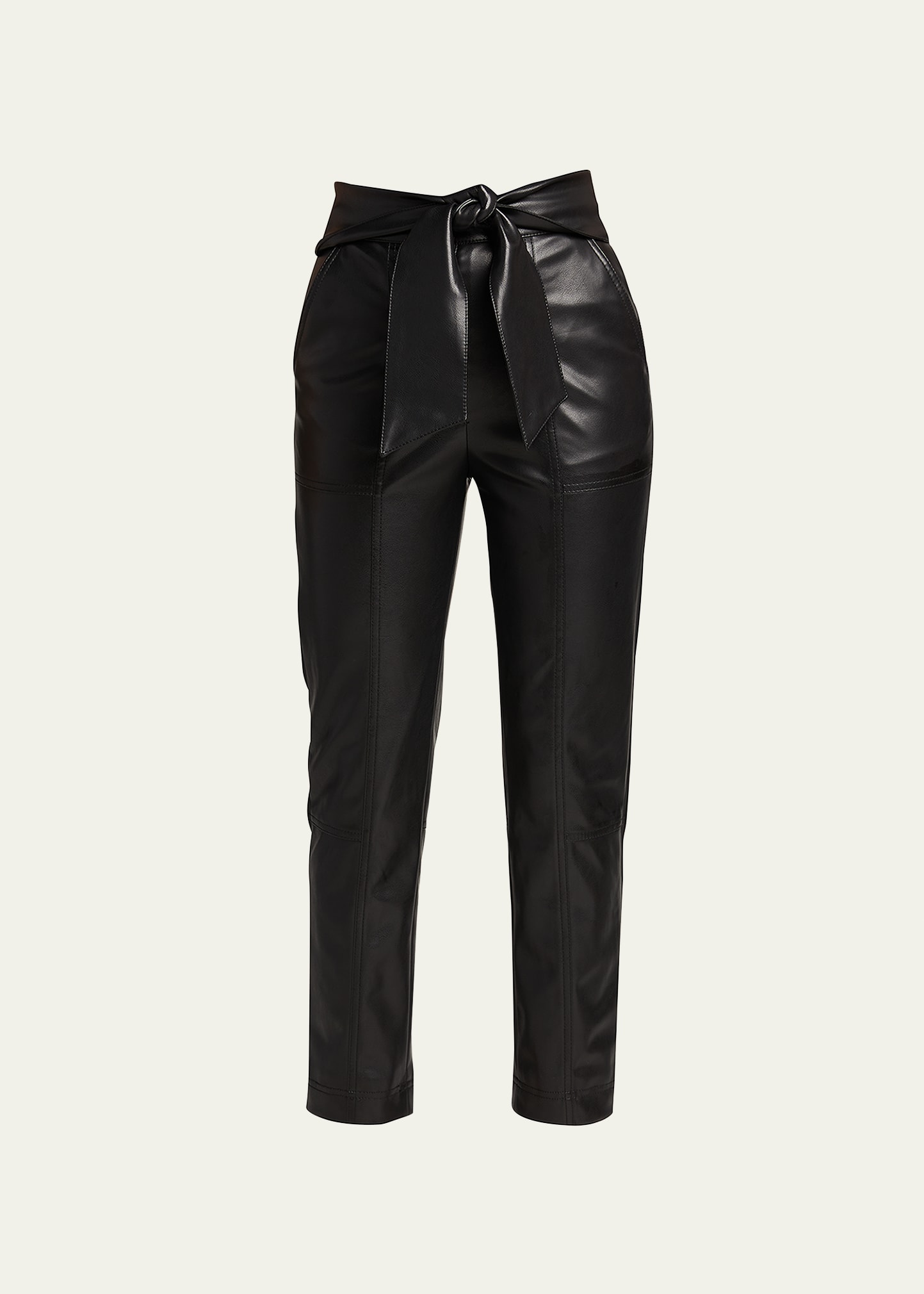 Marni Leather Pintuck Cuffed Pants Bergdorf Goodman