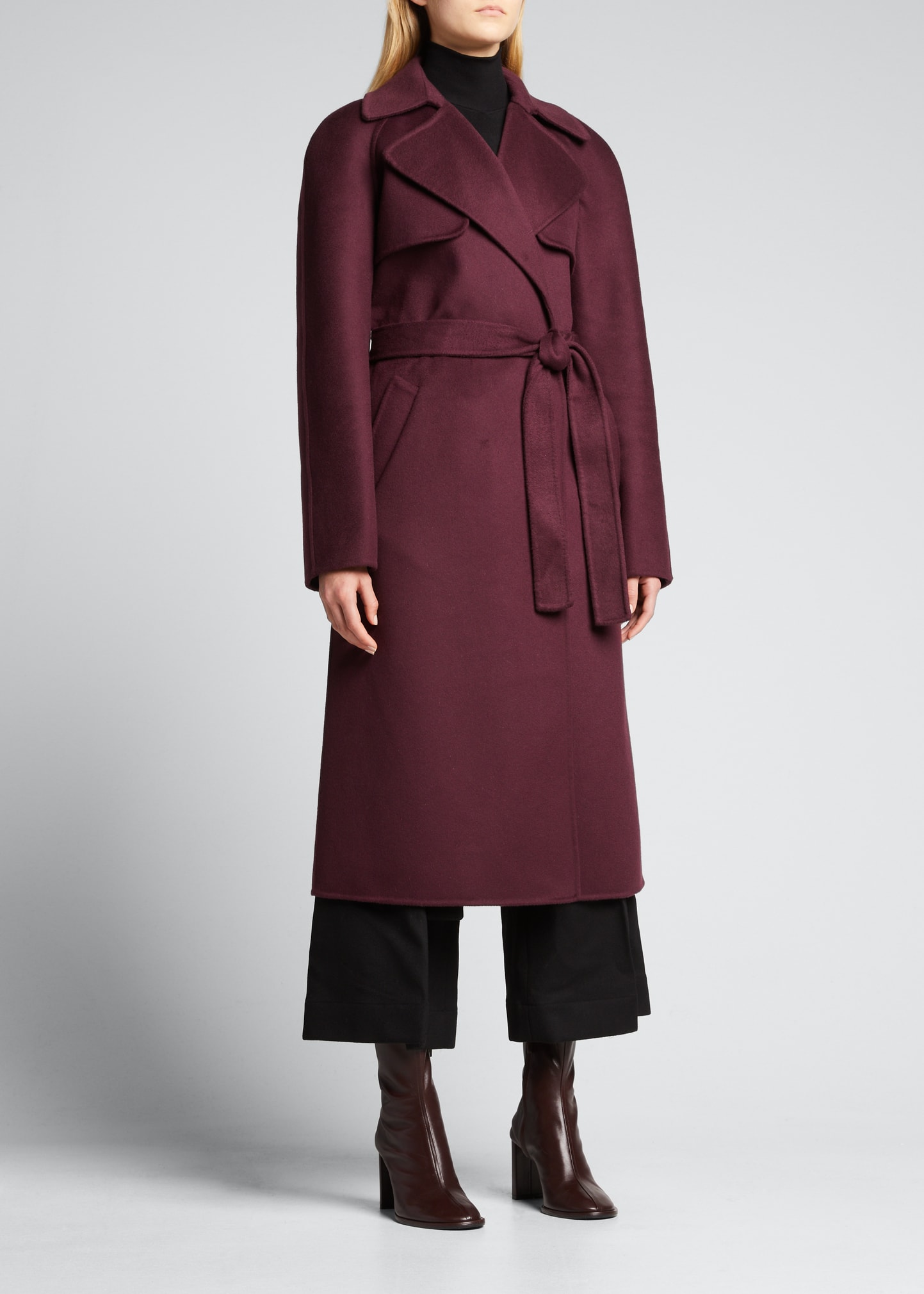 michael kors maroon coat