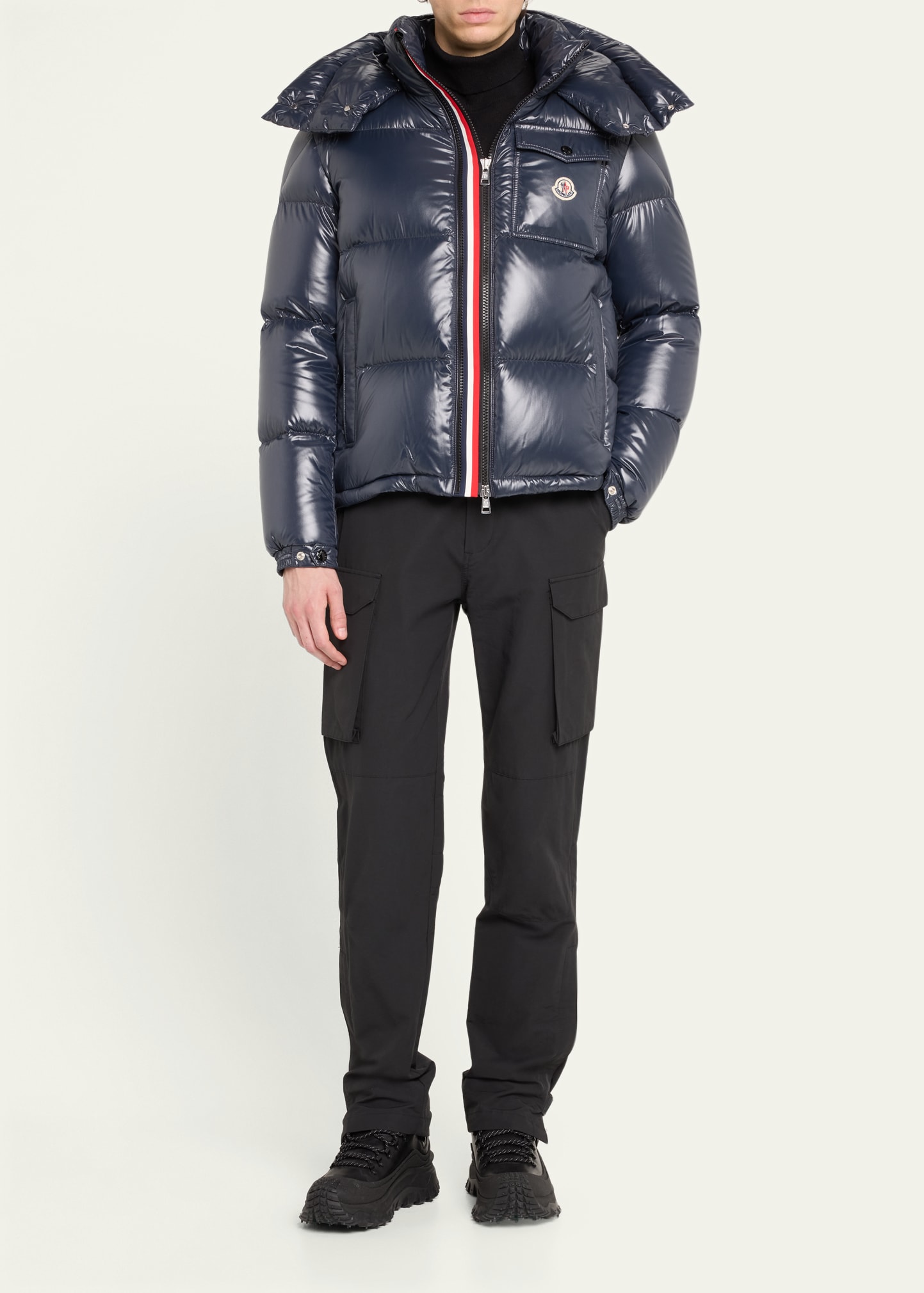 Moncler Men's Montbeliard Shiny Nylon Jacket - Bergdorf Goodman