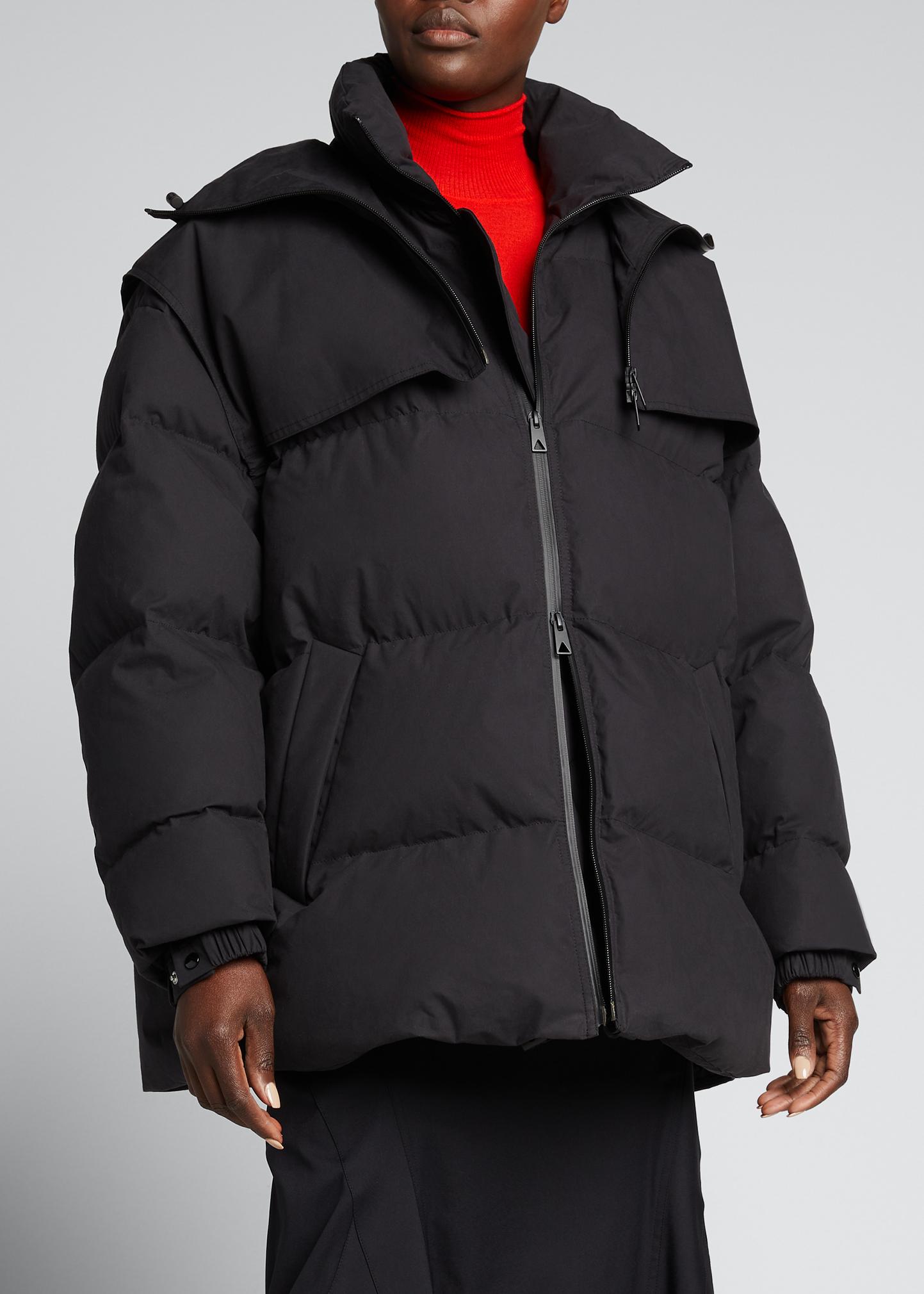 Bottega Veneta Frosted Poplin Puffer Jacket - Bergdorf Goodman