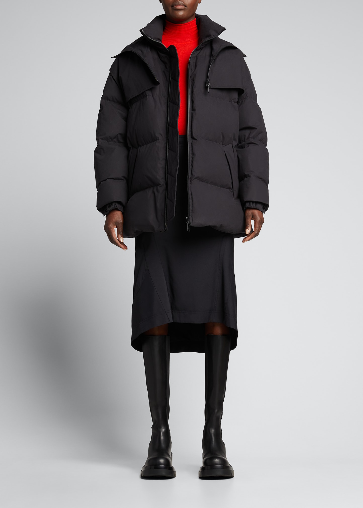 Bottega Veneta Frosted Poplin Puffer Jacket - Bergdorf Goodman