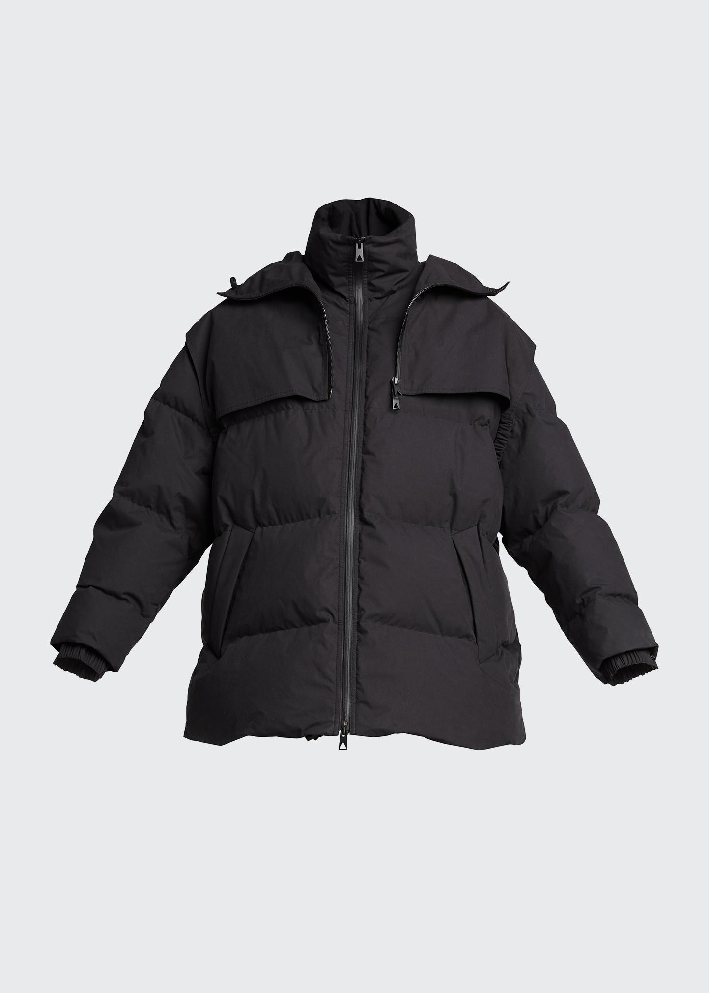 Bottega Veneta Frosted Poplin Puffer Jacket - Bergdorf Goodman