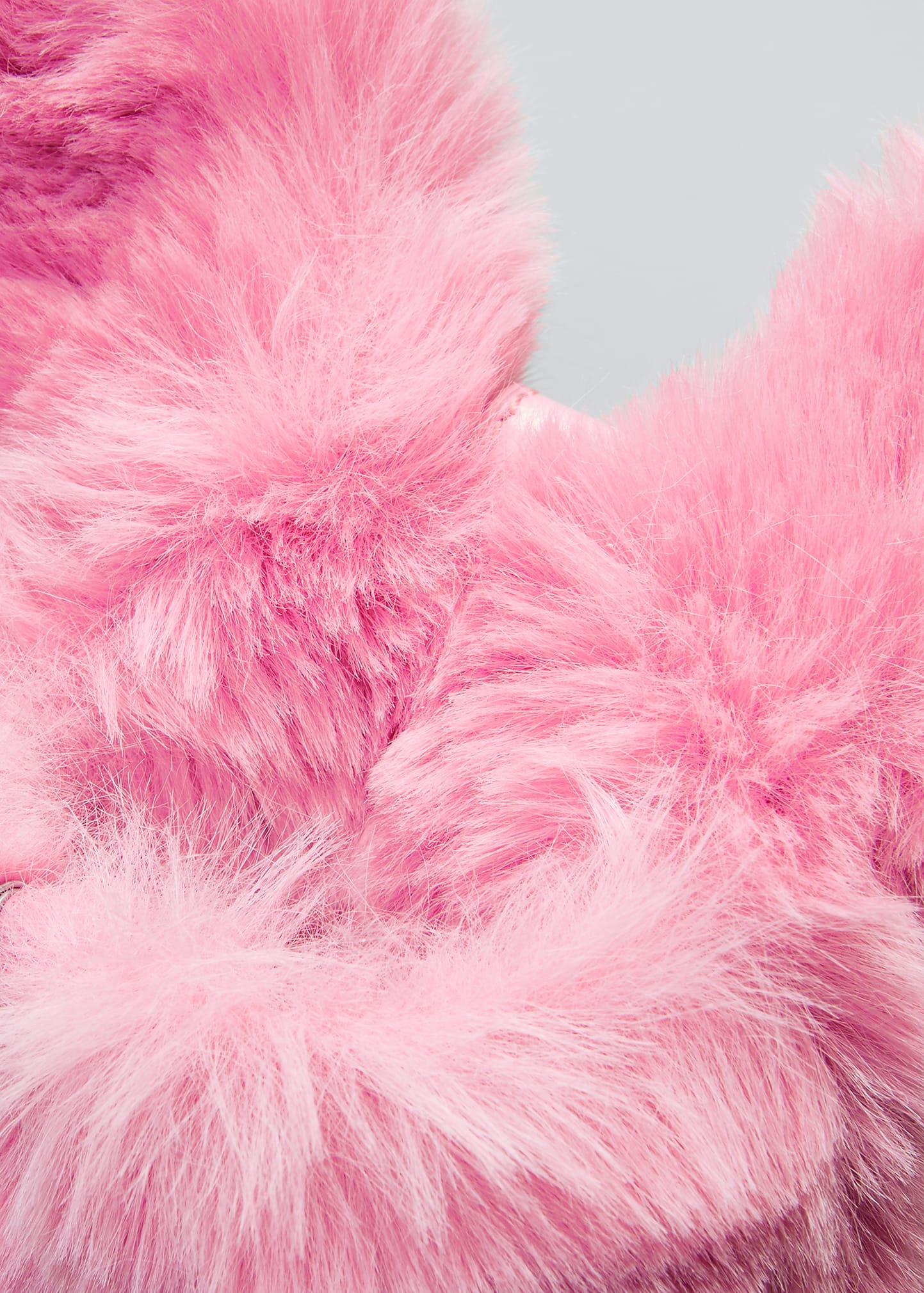 Balenciaga Bunny Ear Faux-Fur AirPods Case w/ Strap - Bergdorf Goodman