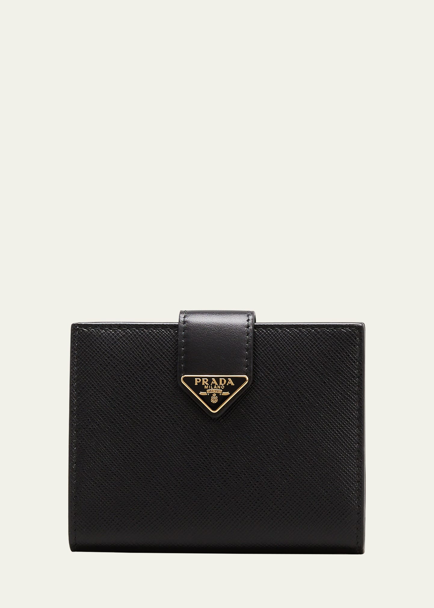 Prada Small Triangle Logo Flap Wallet - Bergdorf Goodman