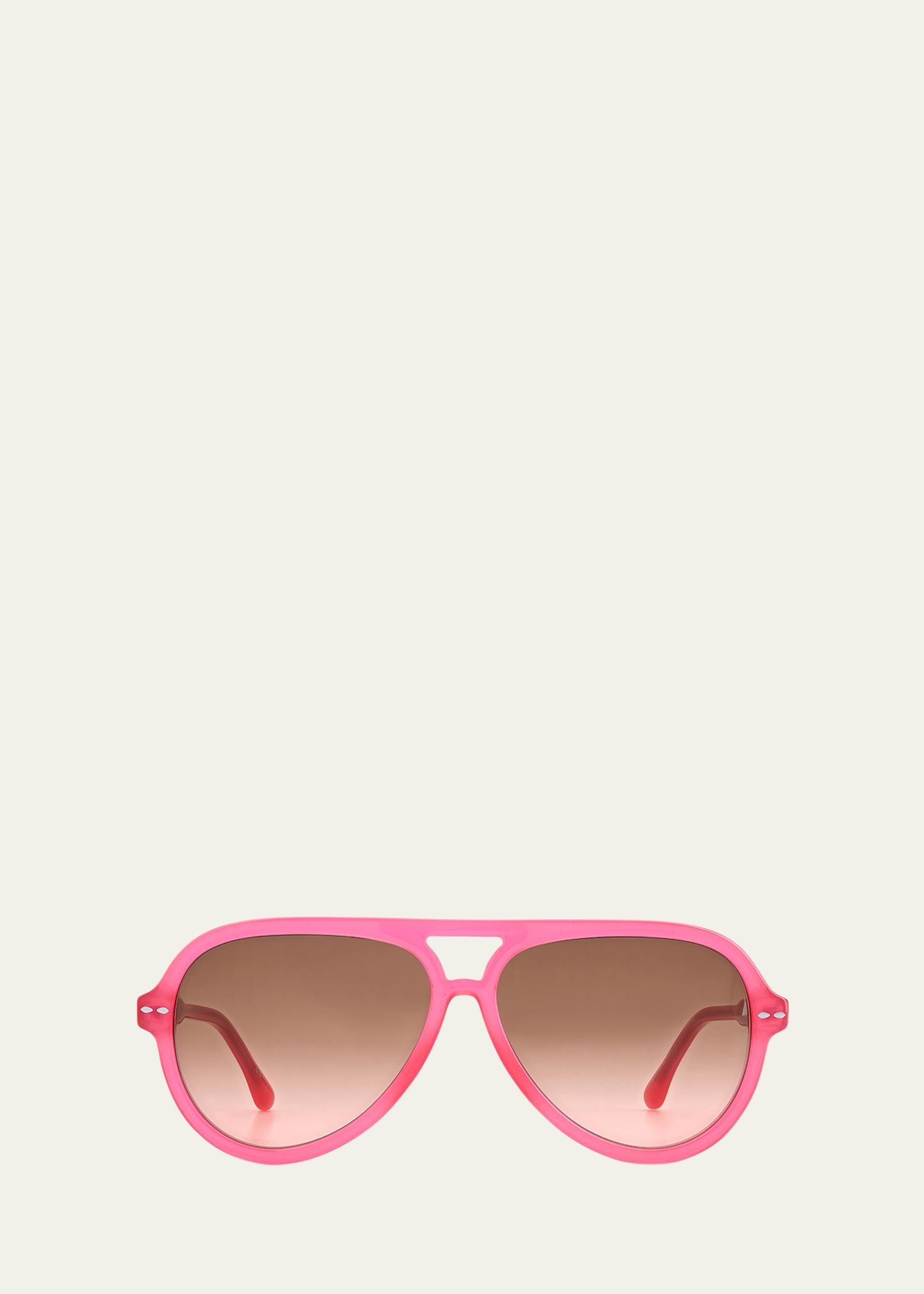 Isabel Marant Sunglasses, New 195 Isabel Marant Acetate Aviator Sunglasses - Bergdorf Goodman main image 2
