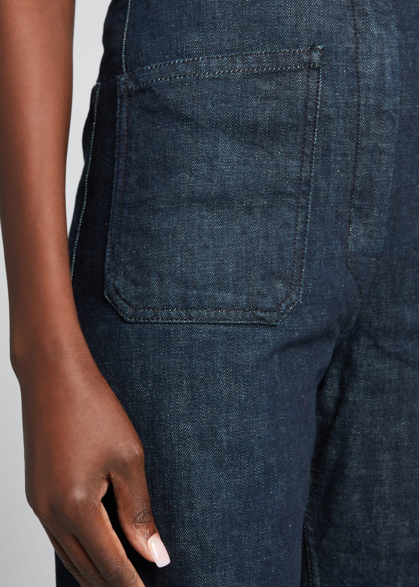 LEMAIRE Sailor Wide-Leg Denim Pants - Bergdorf Goodman