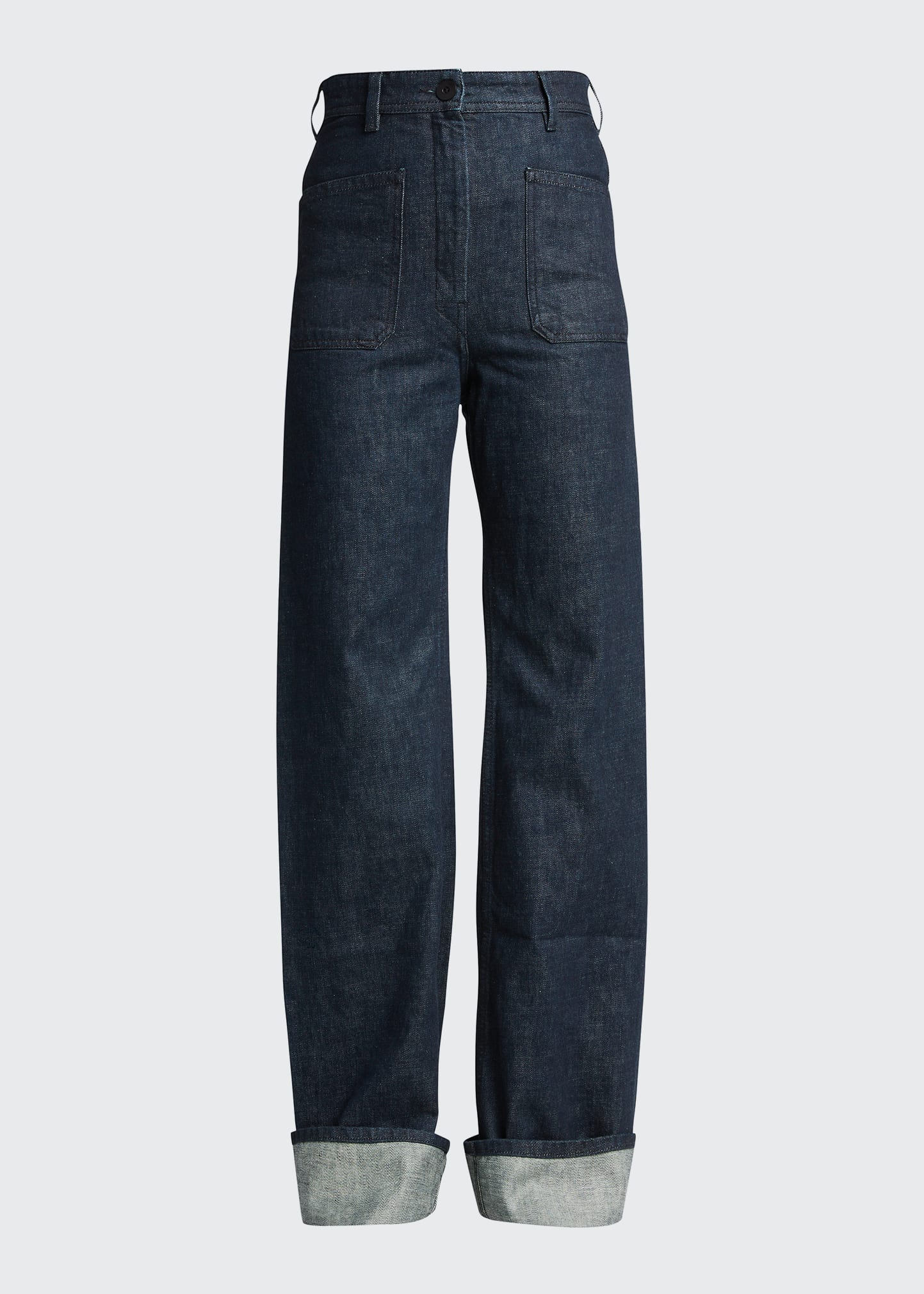 LEMAIRE Sailor Wide-Leg Denim Pants - Bergdorf Goodman