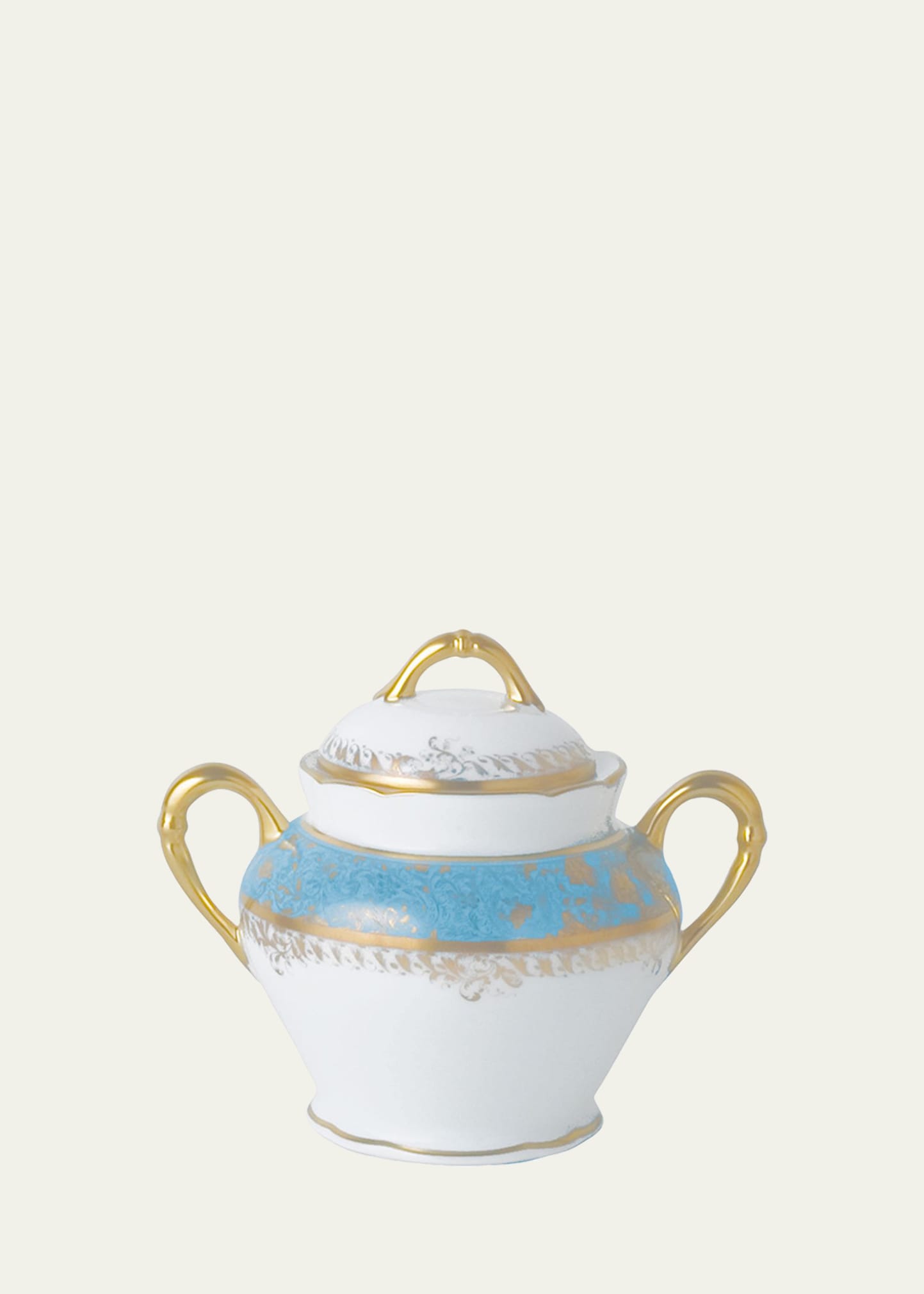 Bernardaud Eden Turquoise Sugar Bowl