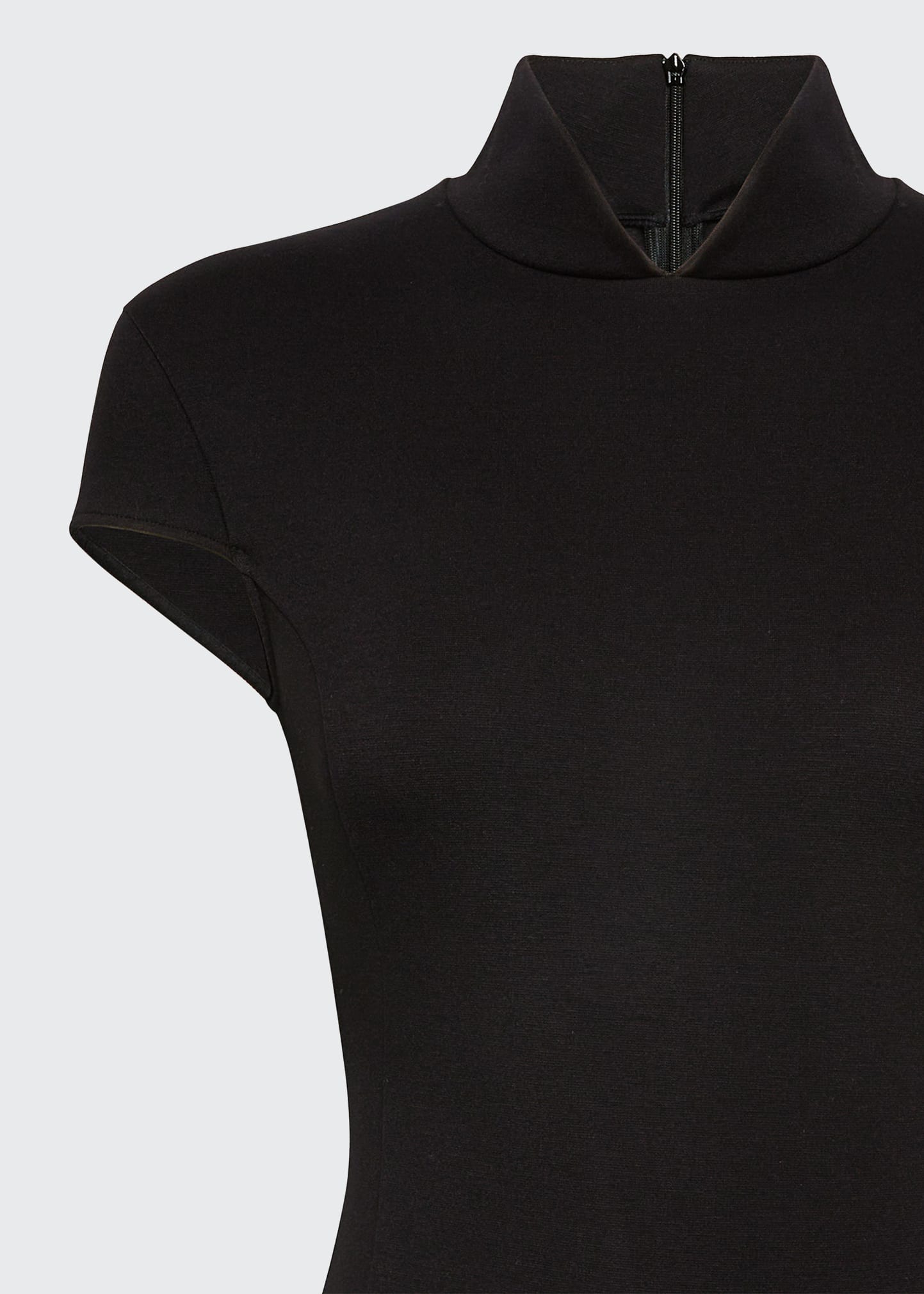 Wolford Amina Muaddi x Wolford Mandarin Collar Bodysuit - Bergdorf