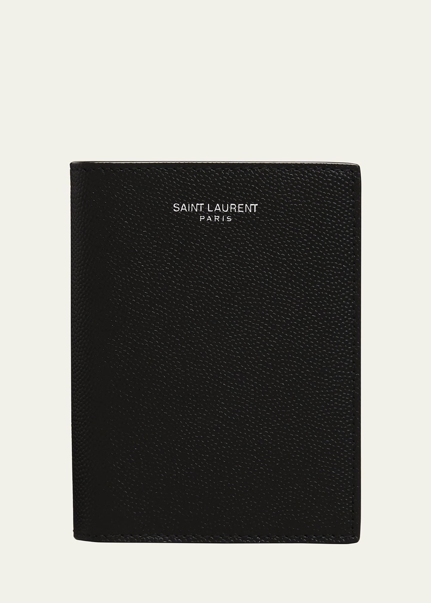 Saint Laurent Men's YSL Leather Billfold Wallet - Bergdorf Goodman