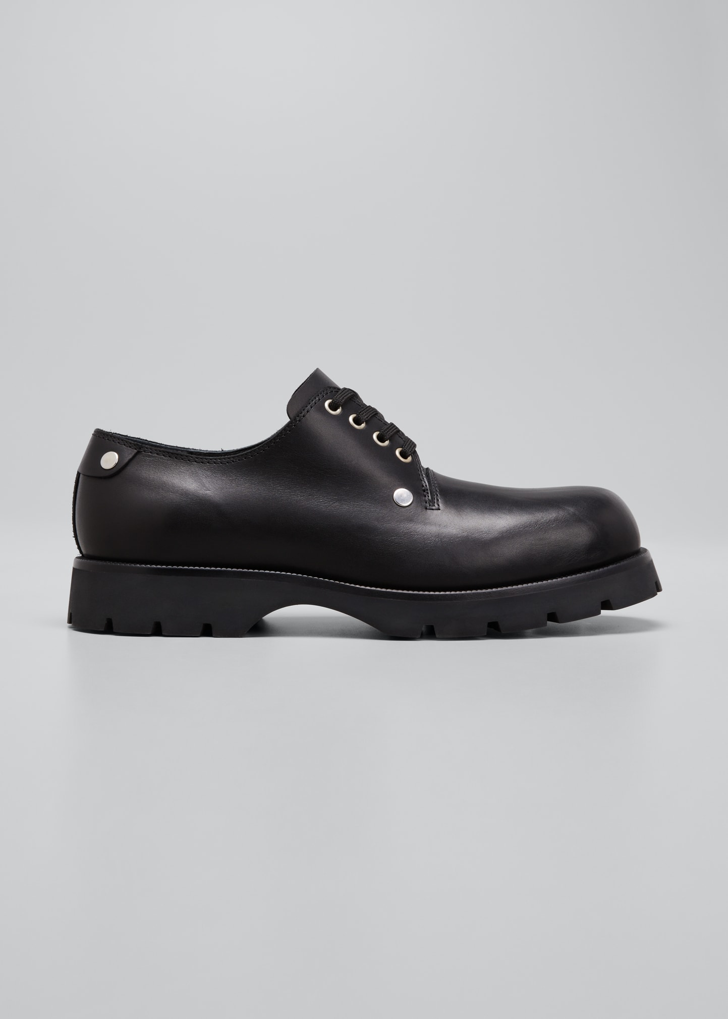 Jil Sander Men's Lug-Sole Calf Leather Derby Shoes - Bergdorf Goodman