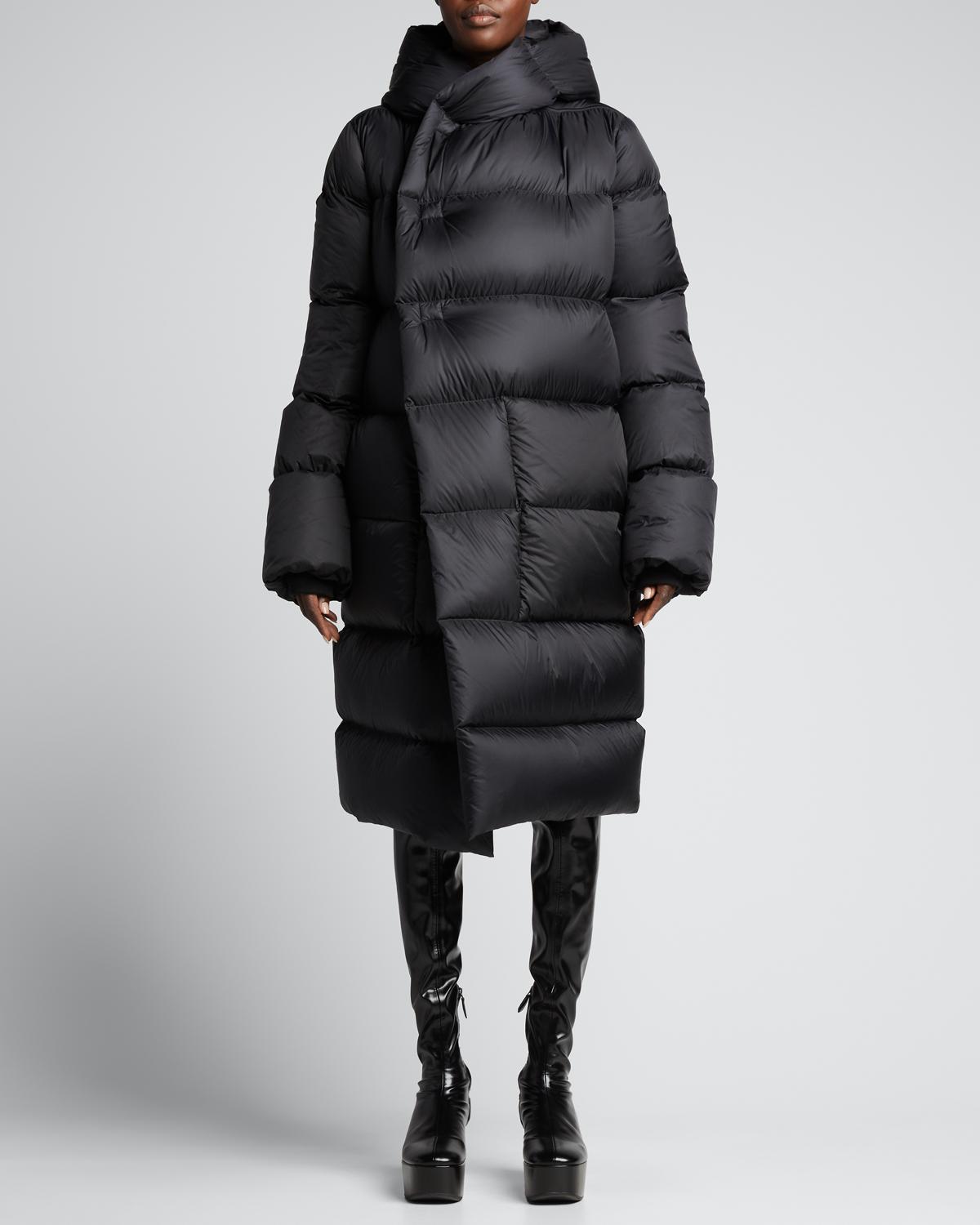Rick Owens Hooded Long Puffer Coat - Bergdorf Goodman