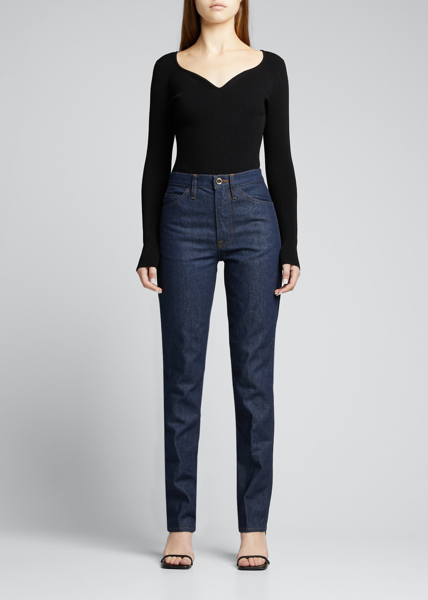 【関税込み】FRAME ブルー Le Italien ジーンズ FRAME Denim Le Italien Straight - Vintage Blue | Garmentory
