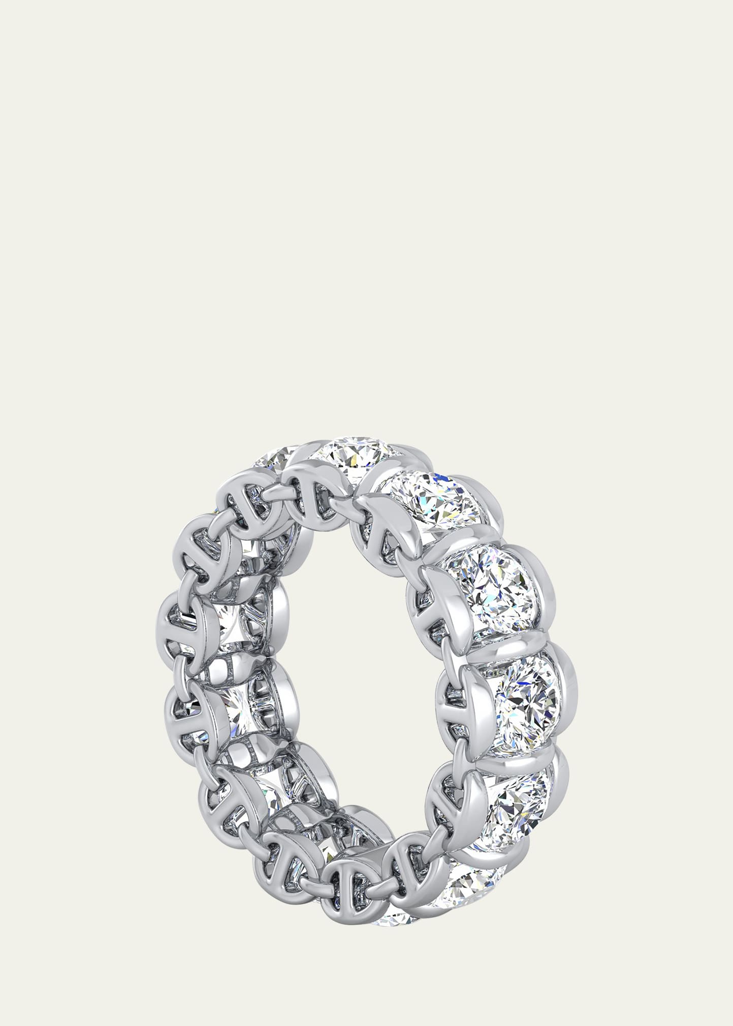 Hoorsenbuhs Infinite II 4.5mm Diamond Band in White Gold