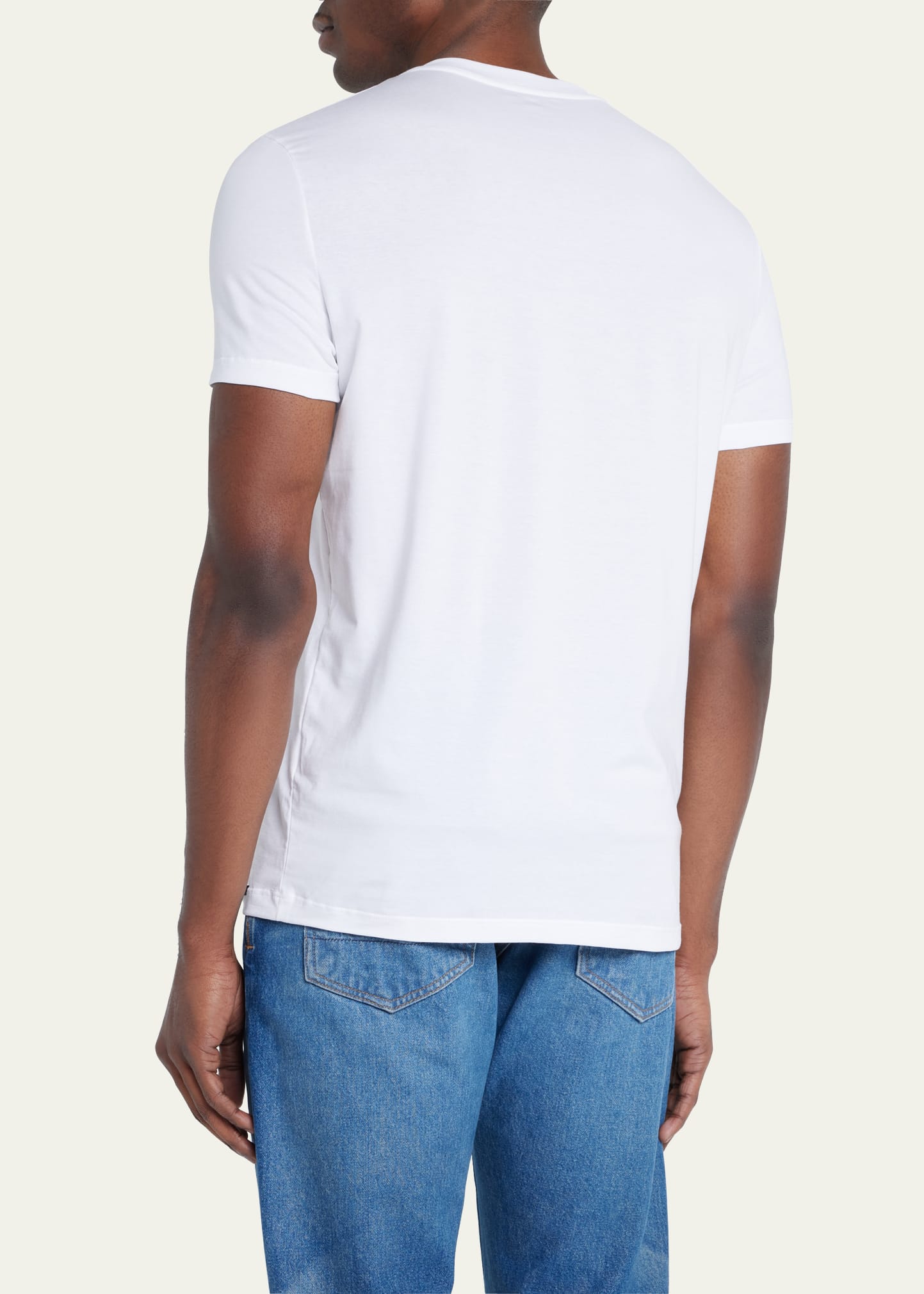 Tシャツ・カットソー TOM FORD GREY COTTON T-SHIRT TOM FORD Men's Solid Stretch Jersey T-Shirt | Neiman Marcus