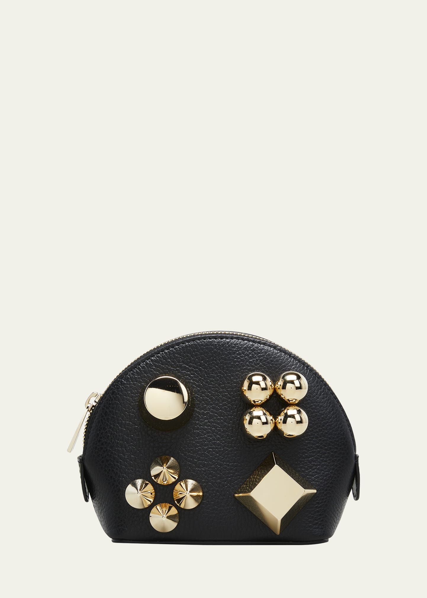 Christian Louboutin Carasky Small Cosmetic Pouch in Leather with