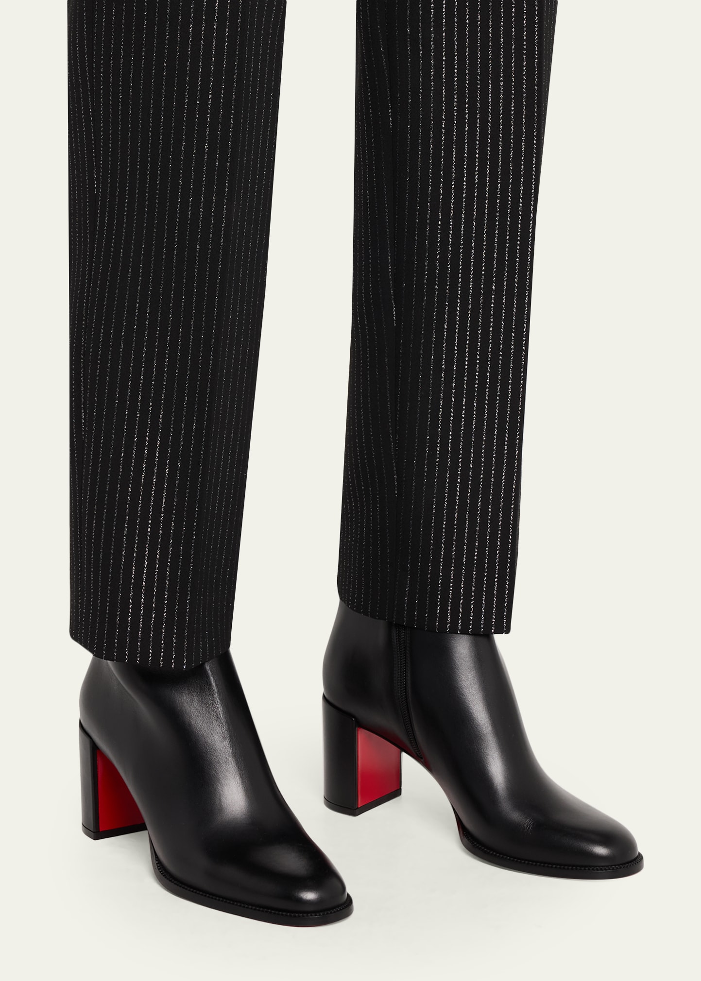 Christian Louboutin 70mm Adoxa Zip Ankle Booties - Bergdorf Goodman