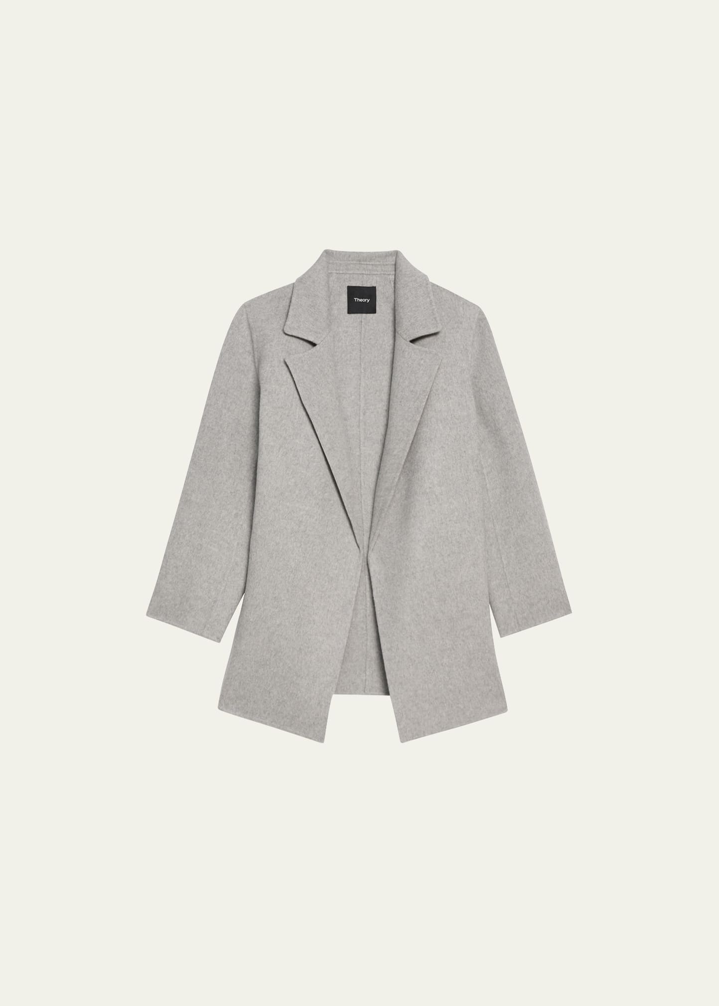 Theory grey clearance coat