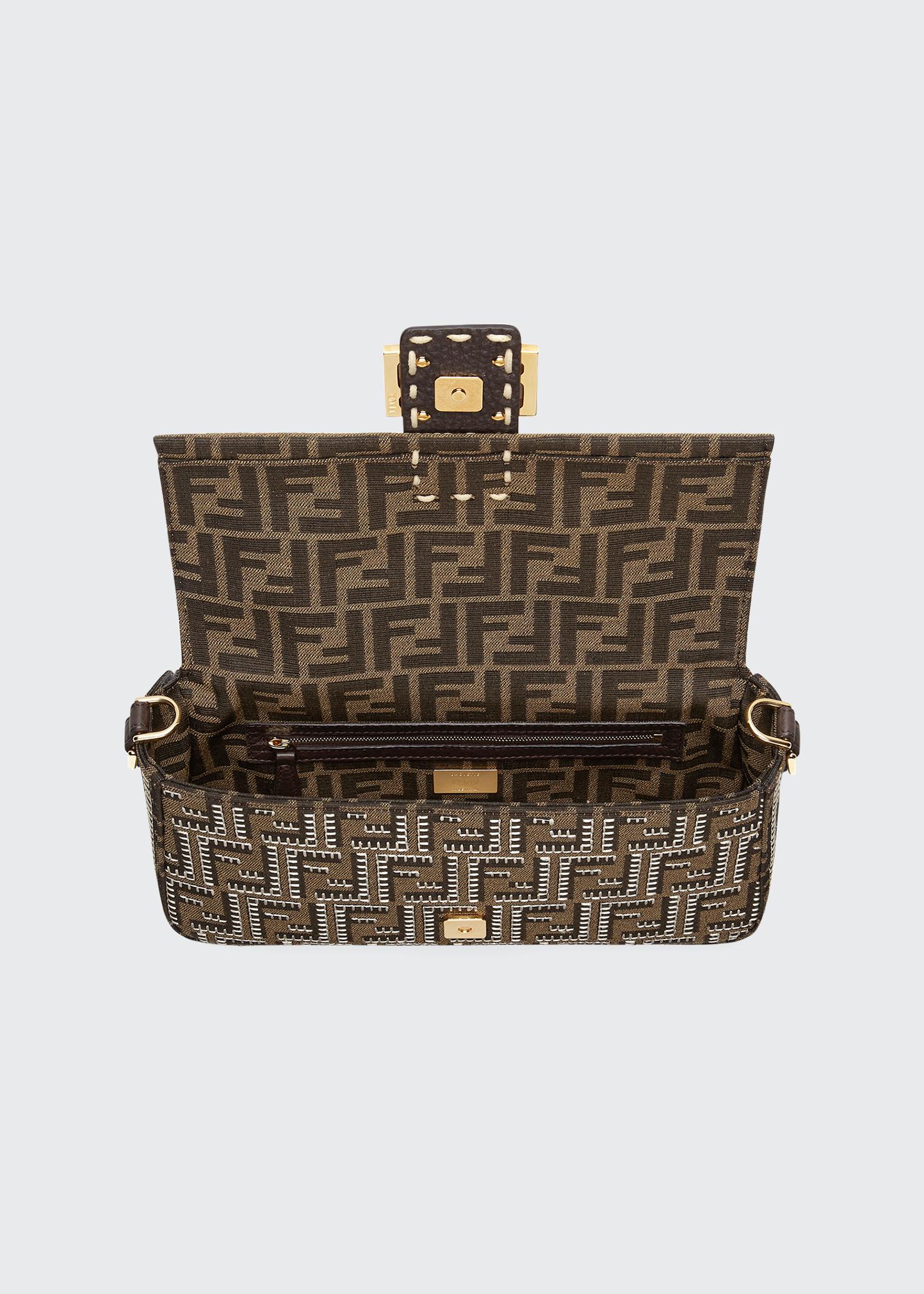 Fendi FF Monogram Baguette Shoulder Bag - Bergdorf Goodman