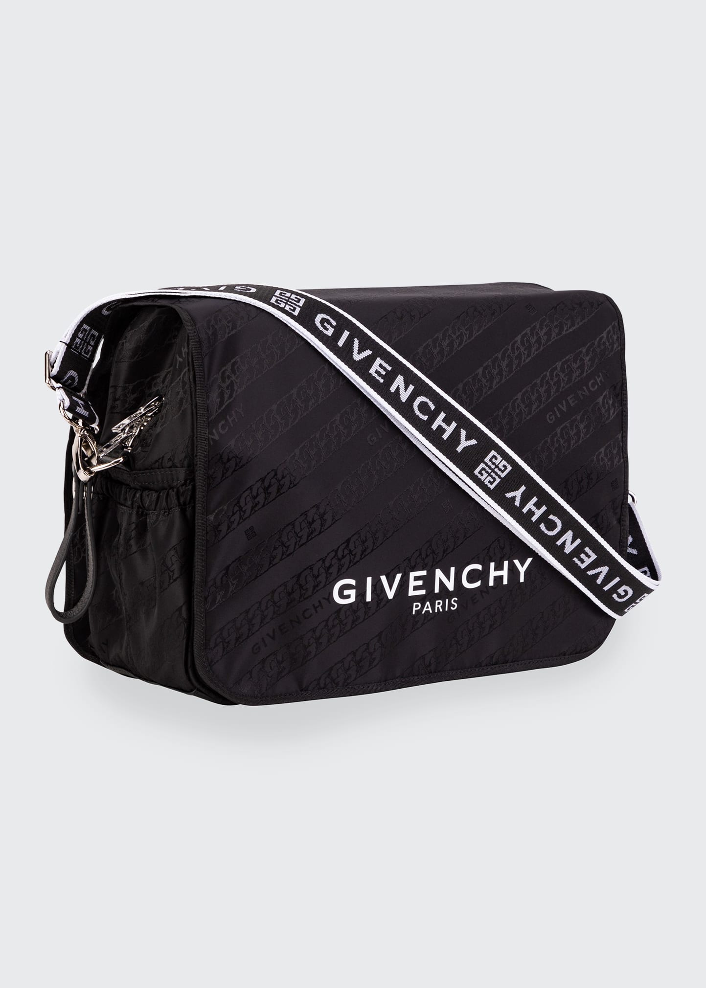 Givenchy Logo Chain Jacquard Diaper Bag w/ Changing Pad - Bergdorf