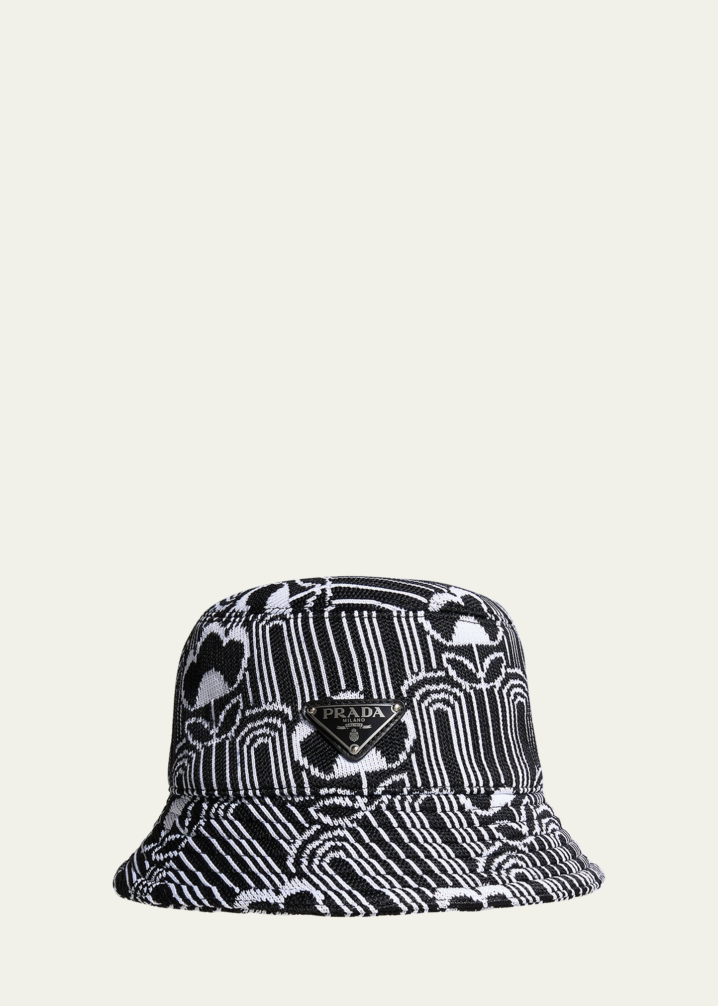 Prada Bucket Hat  Designer Logo