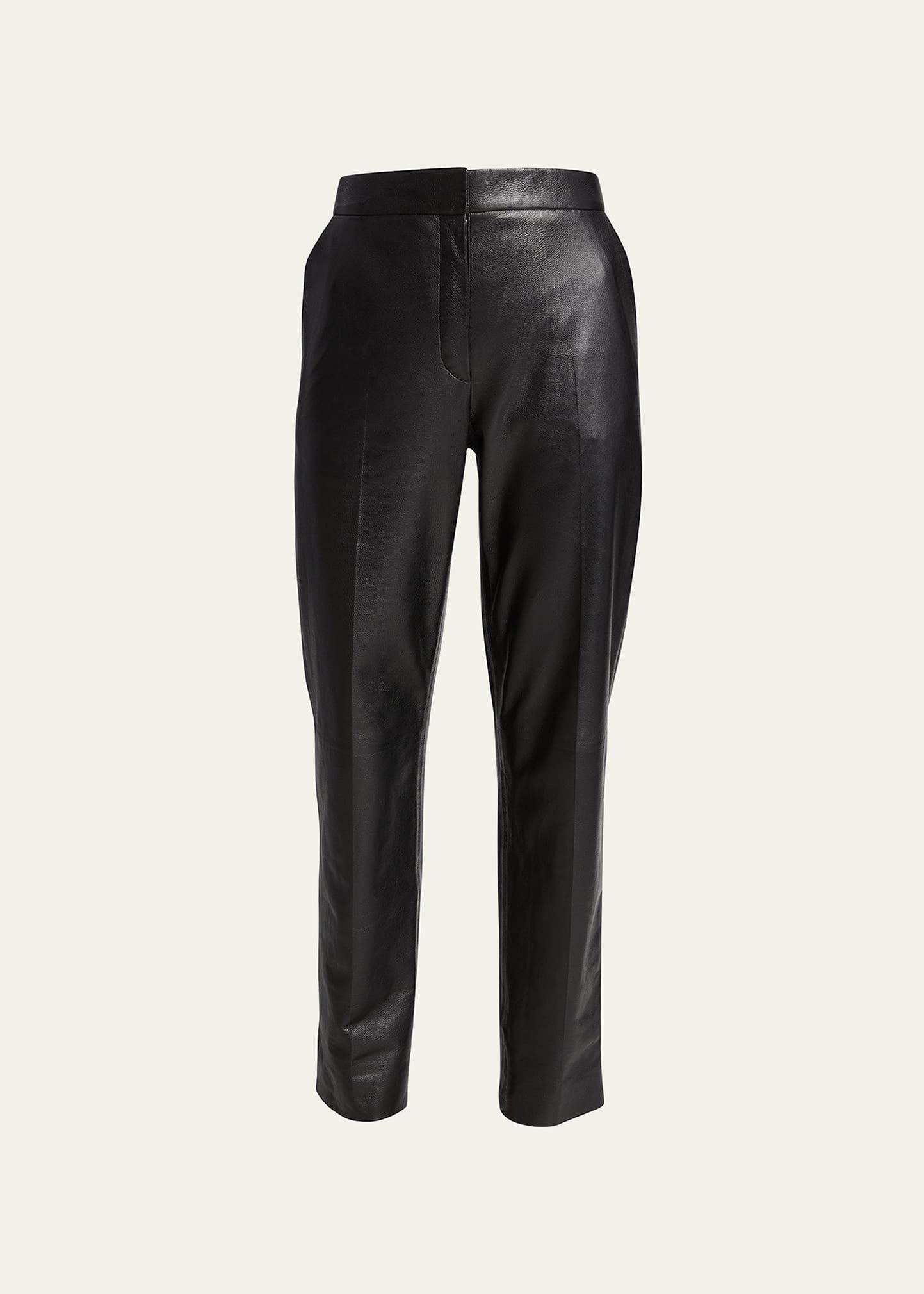 Khaite Magdeline Leather Pants Bergdorf Goodman