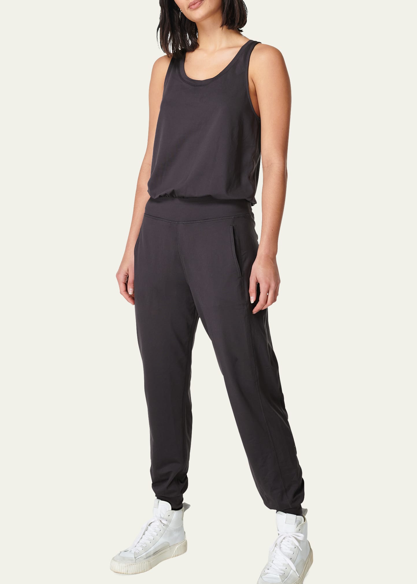 Blanc Noir Gia Short Moto Jumpsuit - Bergdorf Goodman