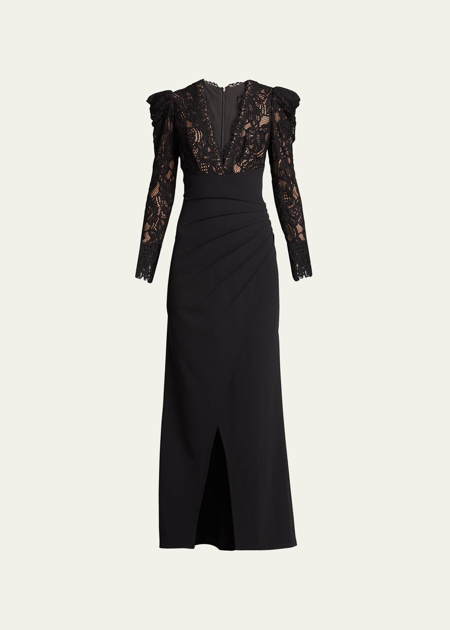 TADASHI SHOJI ★ 華やか ランドール 刺繍入りクレープガウン Fall/Winter 2023 Digital Presentation | Tadashi Shoji