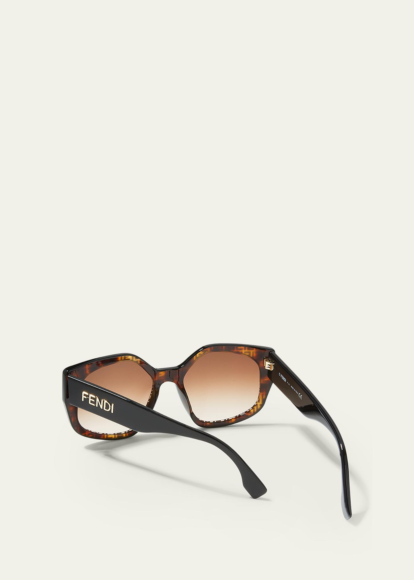 Fendi Geometric Square Acetate Sunglasses Fendi Fendi Diamond Acetate Square Sunglasses | Neiman Marcus main image 2