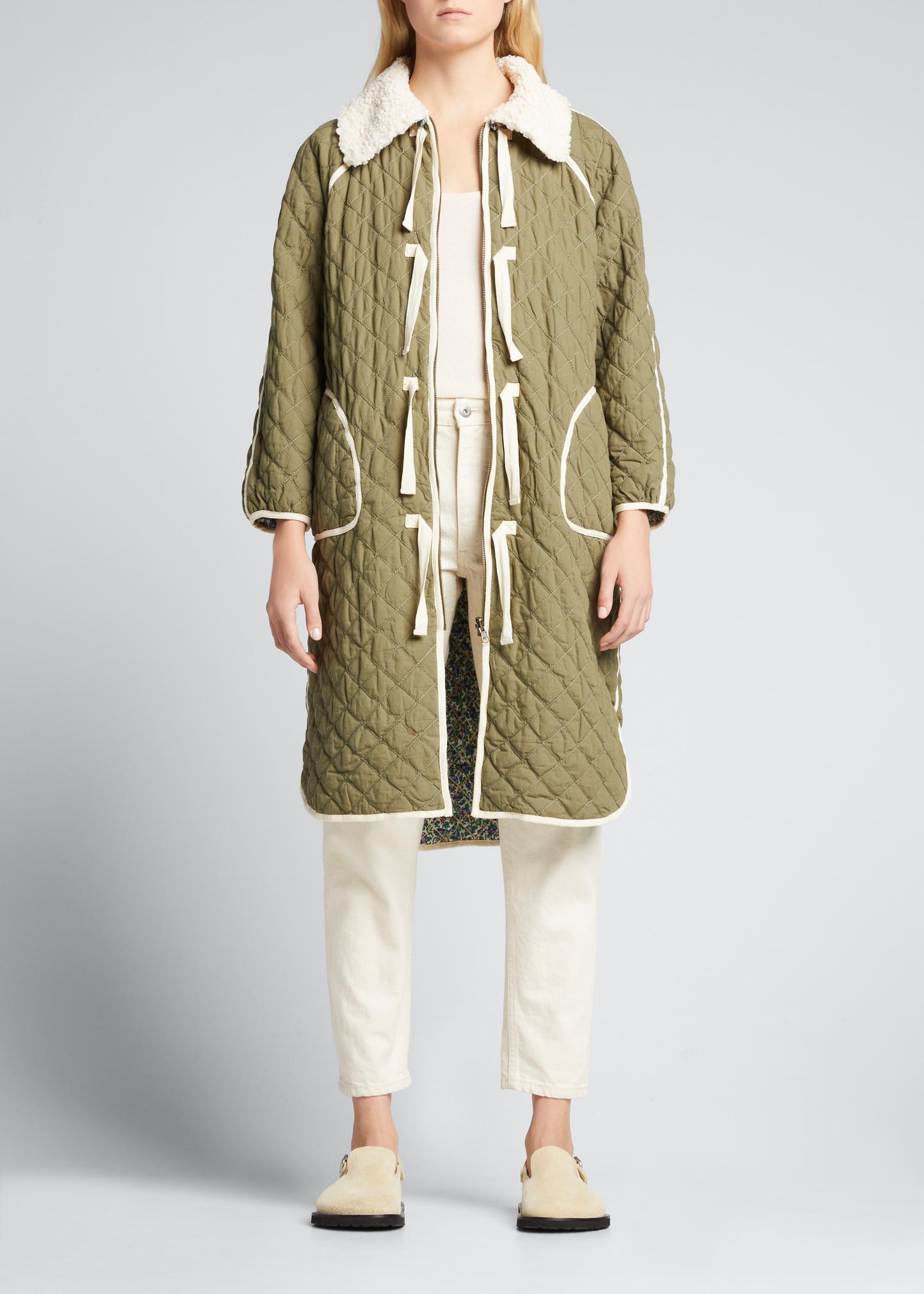 The Great The Long Quilted Reversible Jacket - Bergdorf Goodman