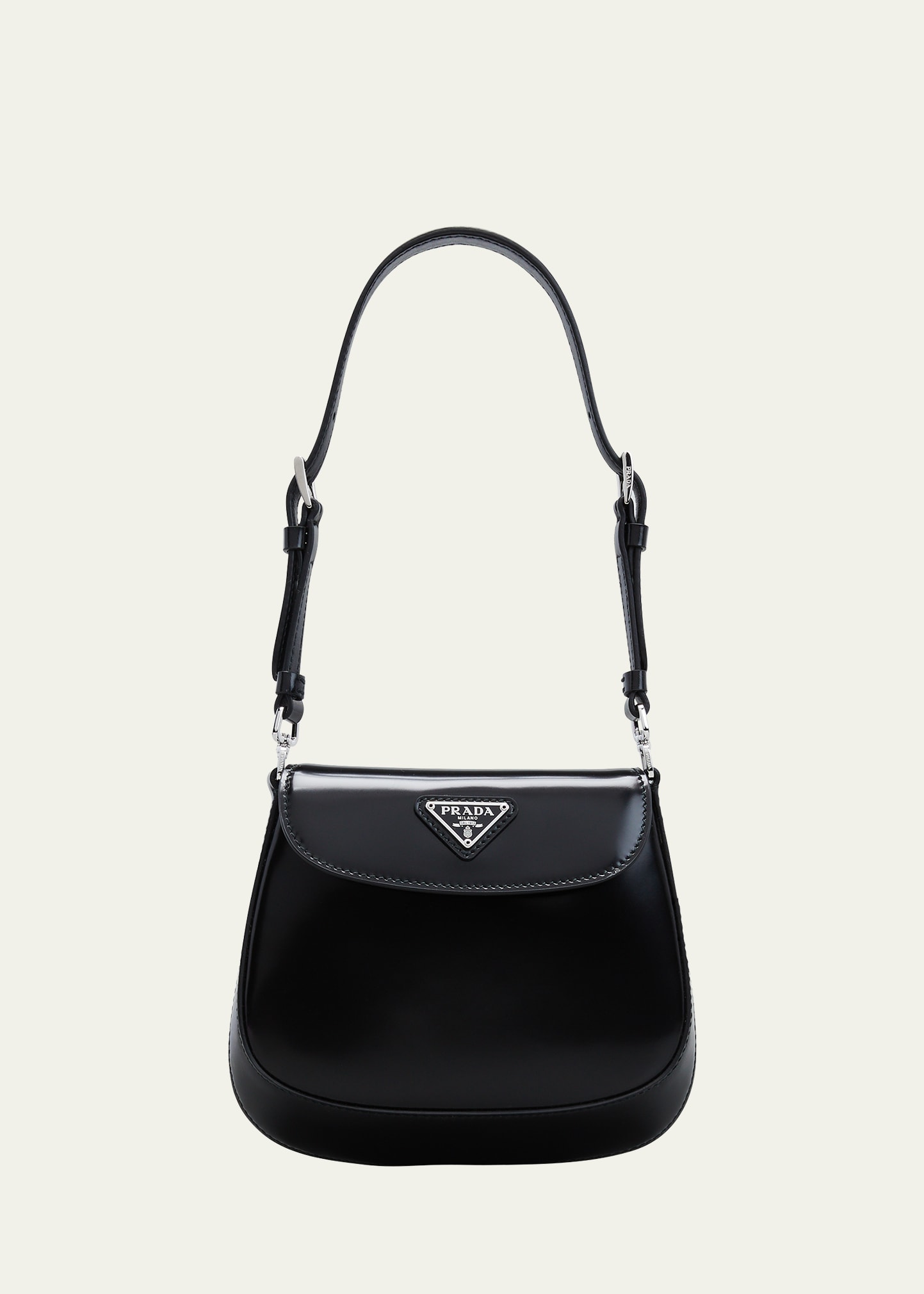 Prada Cleo Brushed Leather Shoulder Bag Bergdorf Goodman
