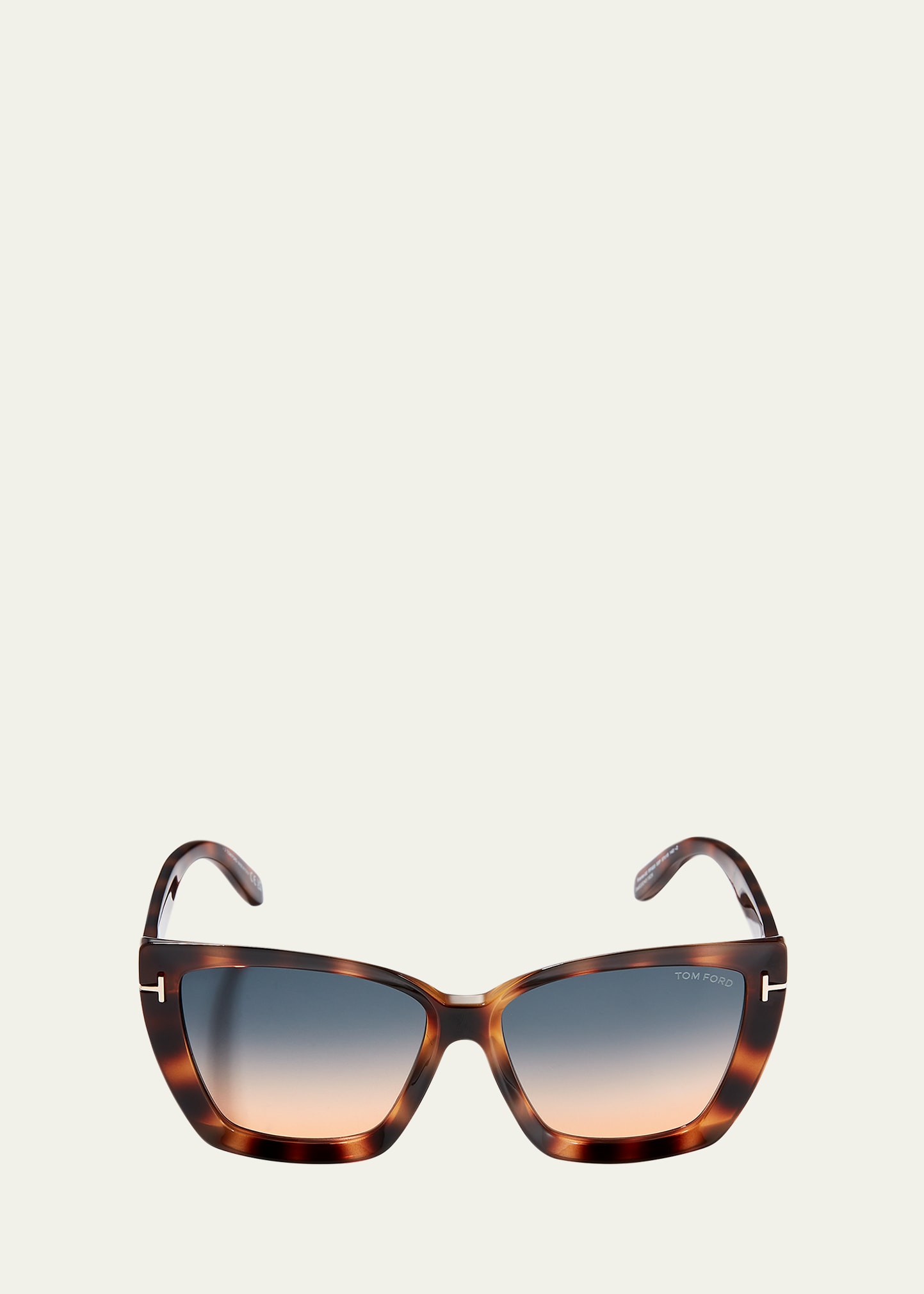 TOM FORD Scarlet Square Injection Plastic Sunglasses - Bergdorf Goodman