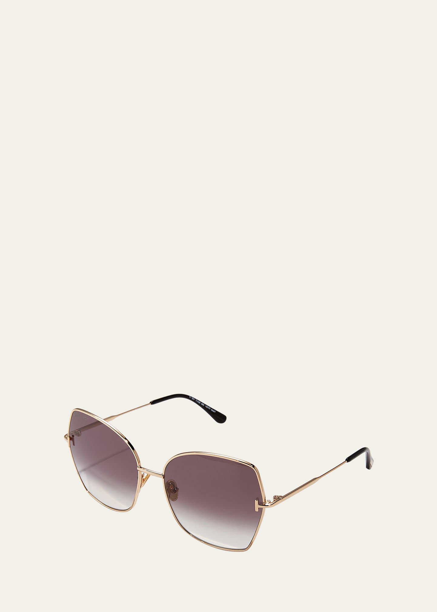 TOM FORD Farah Metal-Plastic Butterfly Sunglasses - Bergdorf Goodman