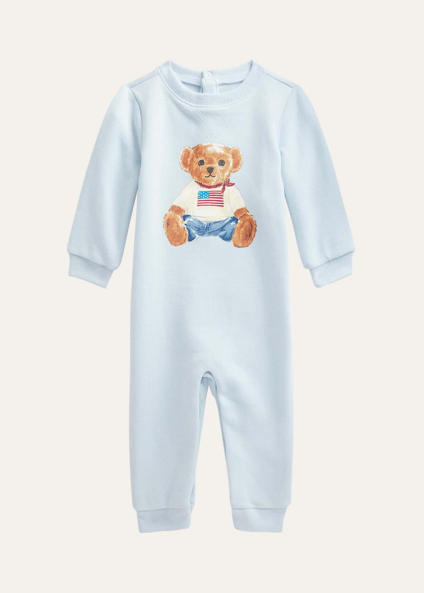 Polo Ralph Lauren Infant Polo Bear Fleece Coverall, Size Newborn
