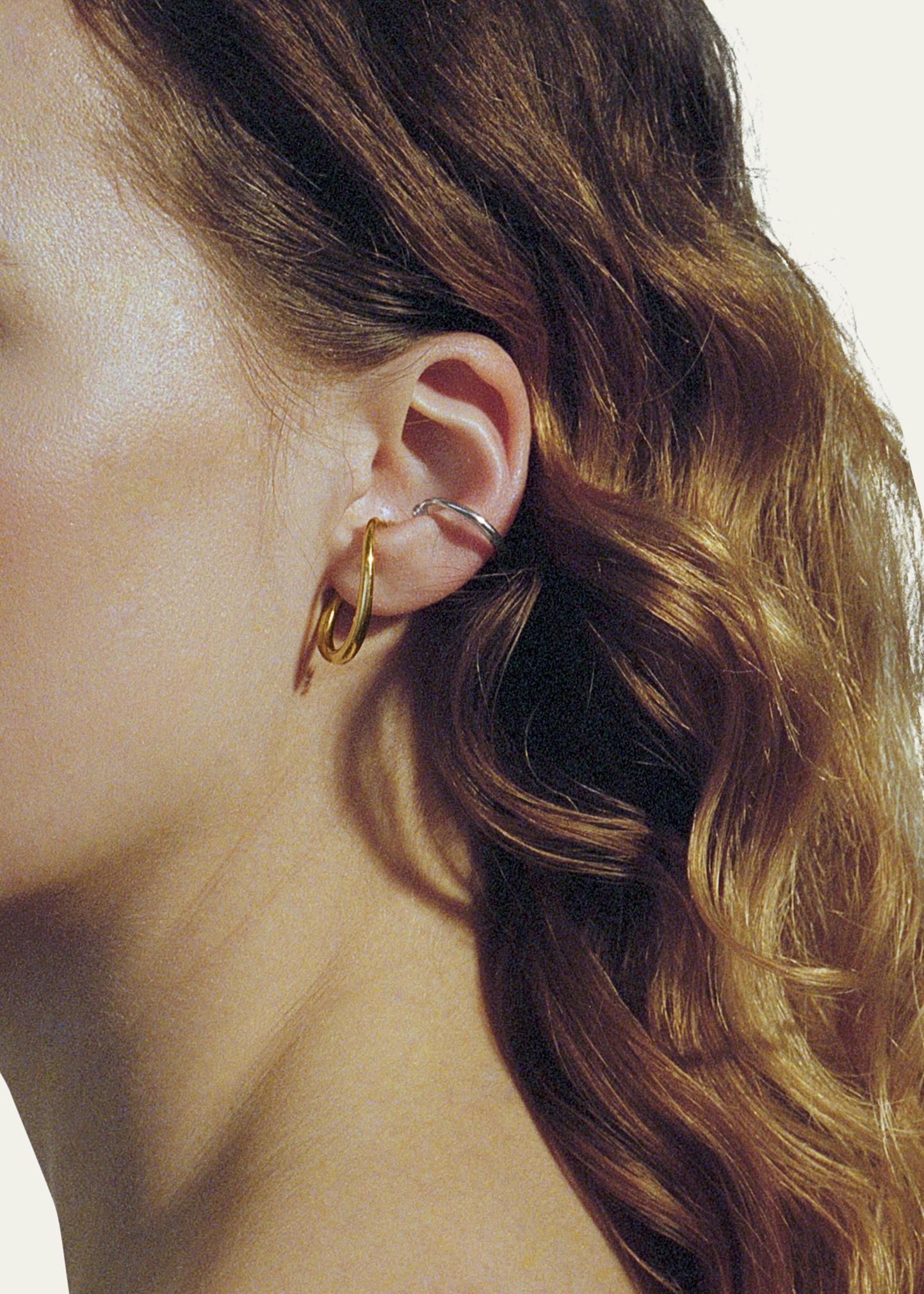 Charlotte Chesnais Petite Mirage Double-Loop Ear Cuff in Gold 
