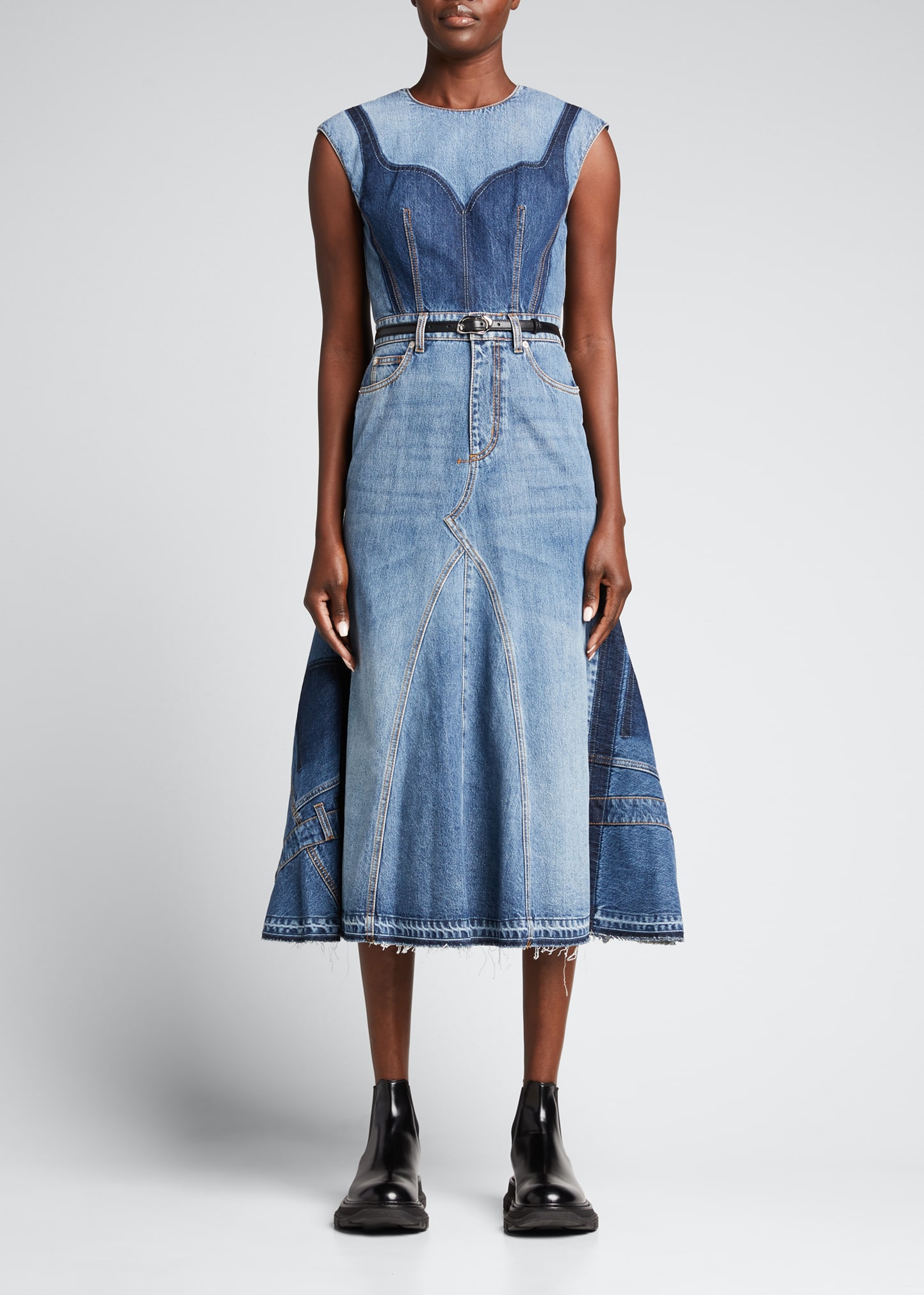 Cap Sleeve Fitted Dress