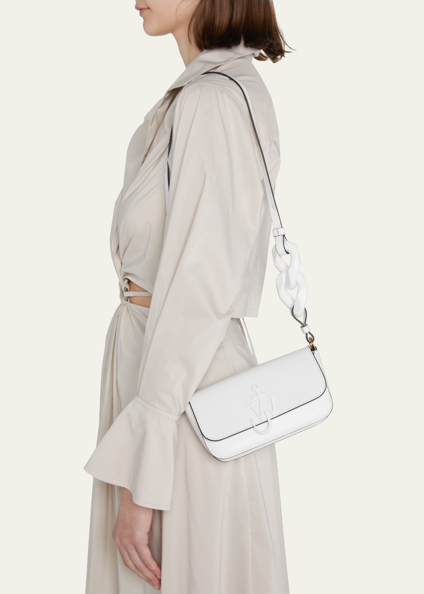 Jw anderson braided discount midi anchor bag