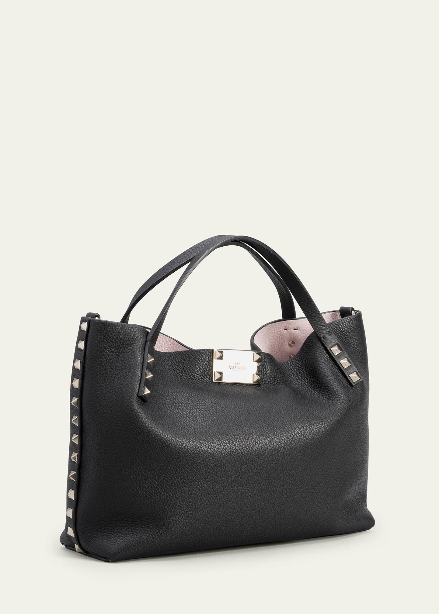 Valentino Garavani Rockstud Calfskin Small Tote Bag - Bergdorf Goodman