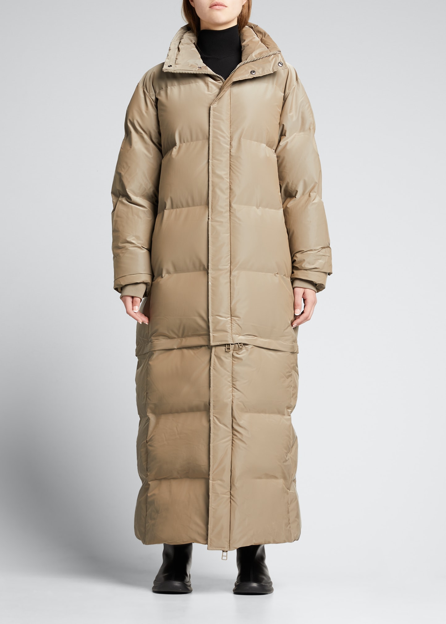 Extra long cheap puffer coat