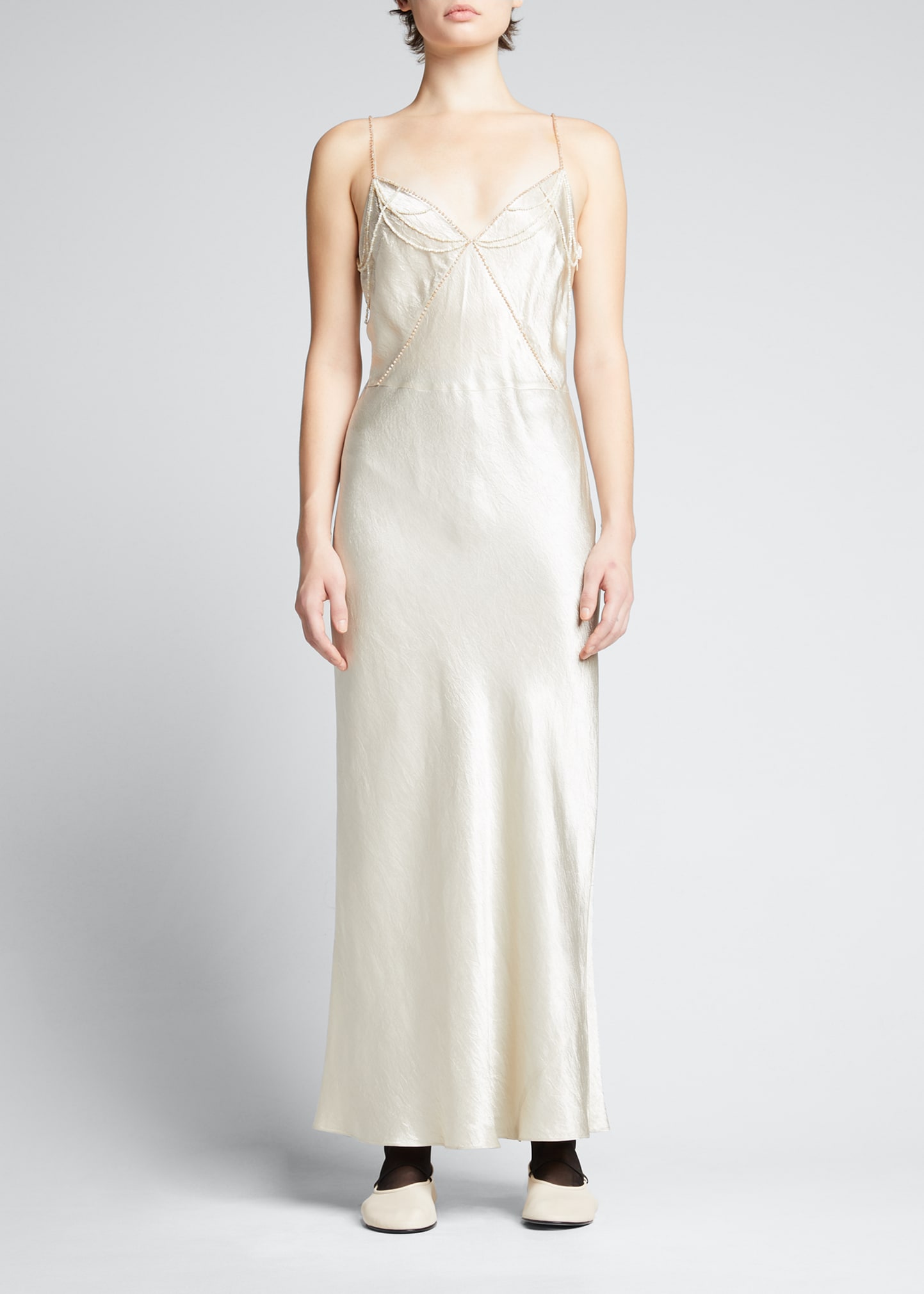 beaded slip dress 1930s Beaded Slip Dress  Fruitful Bridal